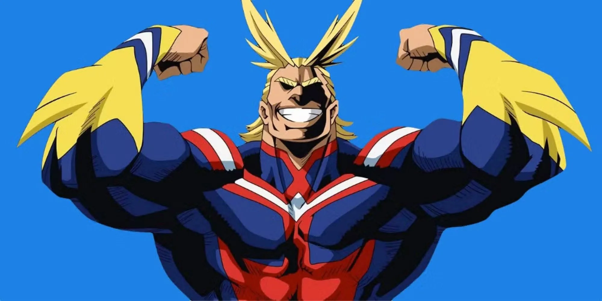 All Might sử dụng Quirk One For All thể hiện sức mạnh phi thường trong My Hero Academia