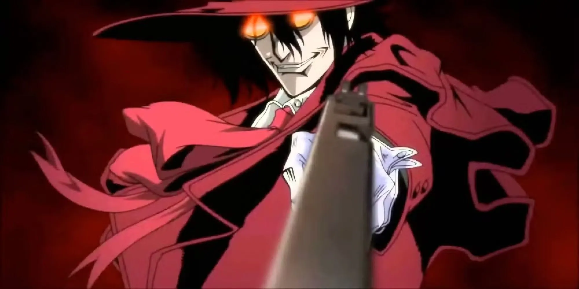 Alucard trong Hellsing Ultimate với sức mạnh ma cà rồng