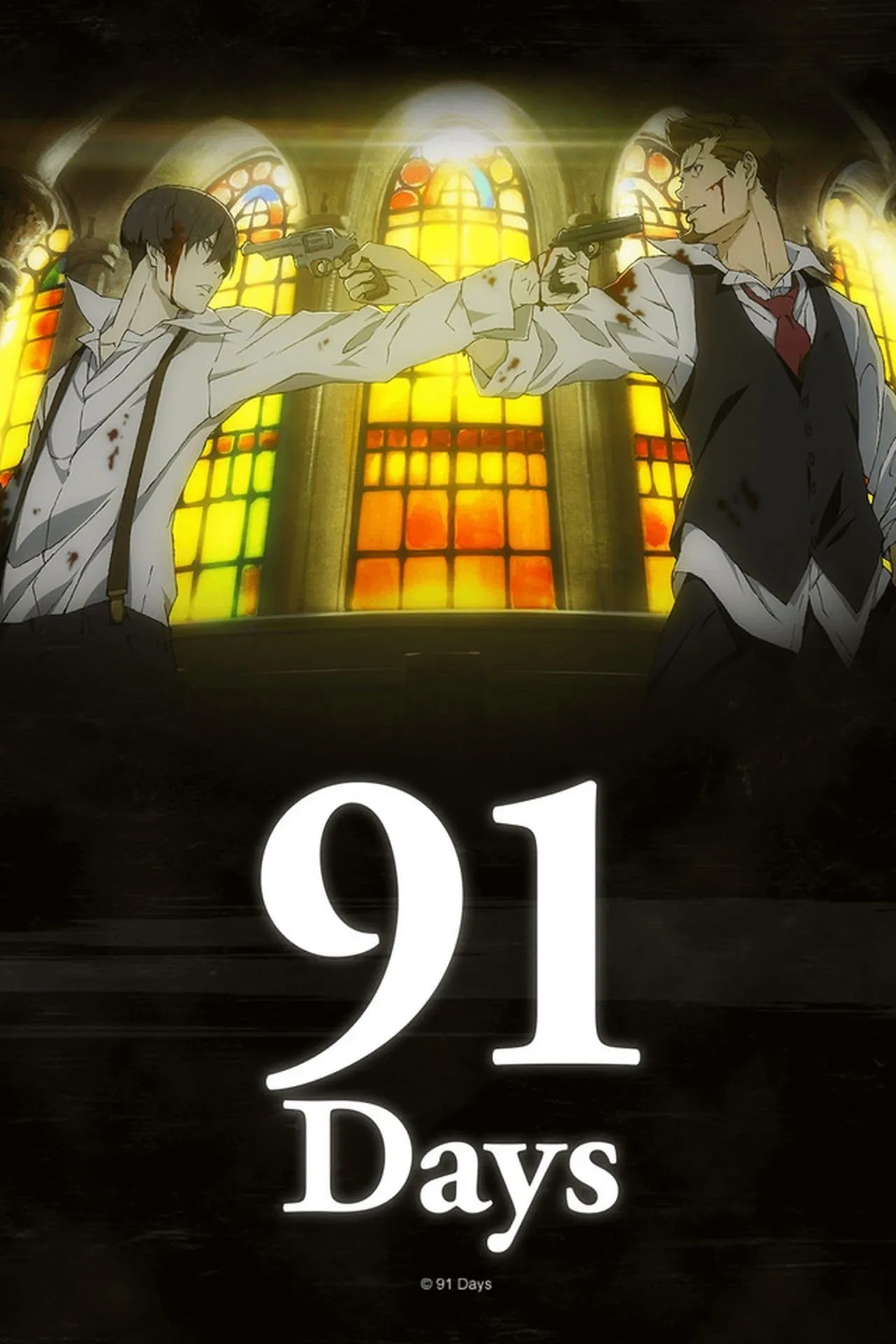 Ảnh bìa của 91 Days, series anime hình sự lấy bối cảnh thời kỳ cấm rượu