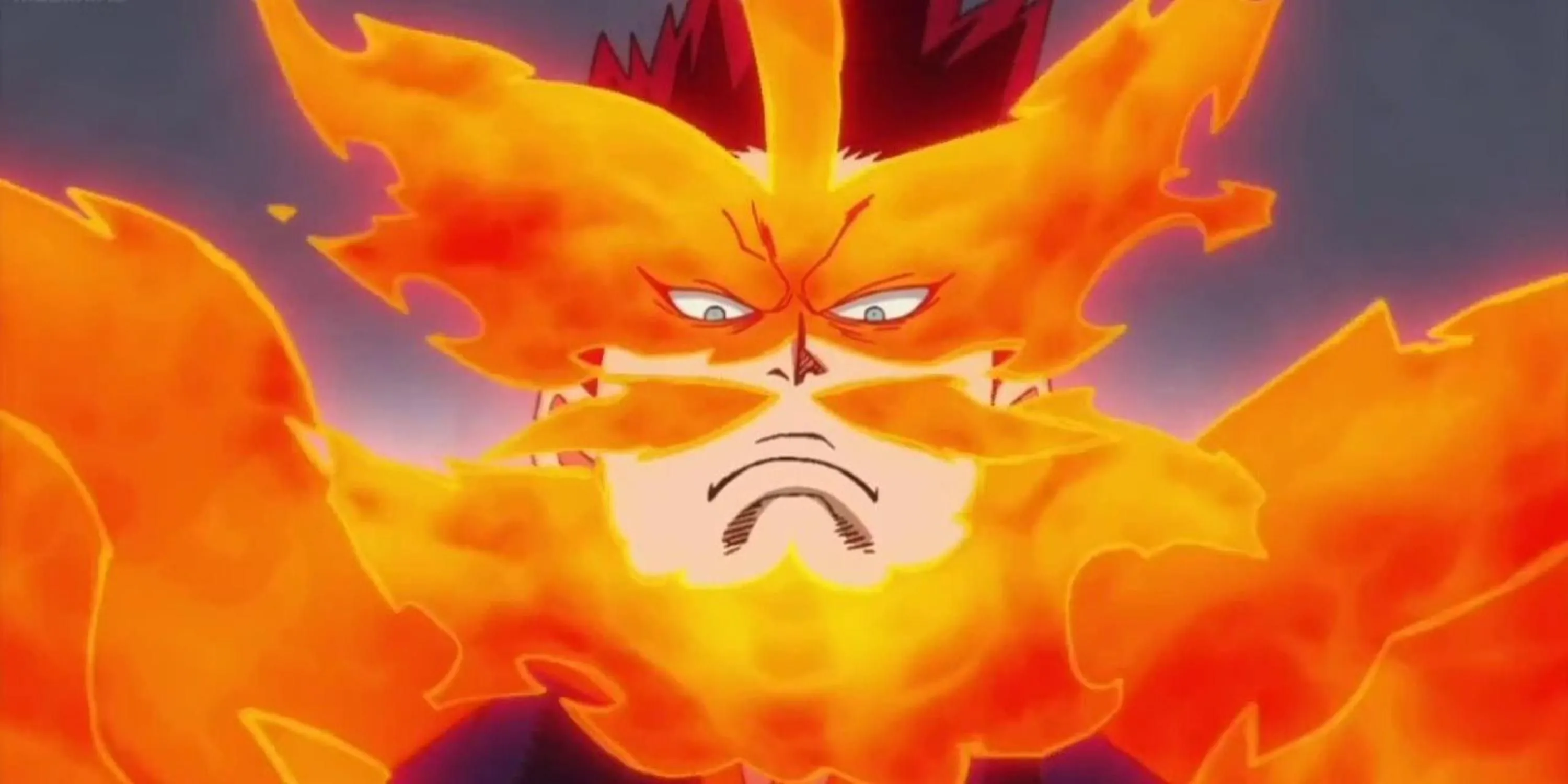 Anh hùng số 1 Endeavor với quirk Hỏa Ngục và ngọn lửa xanh