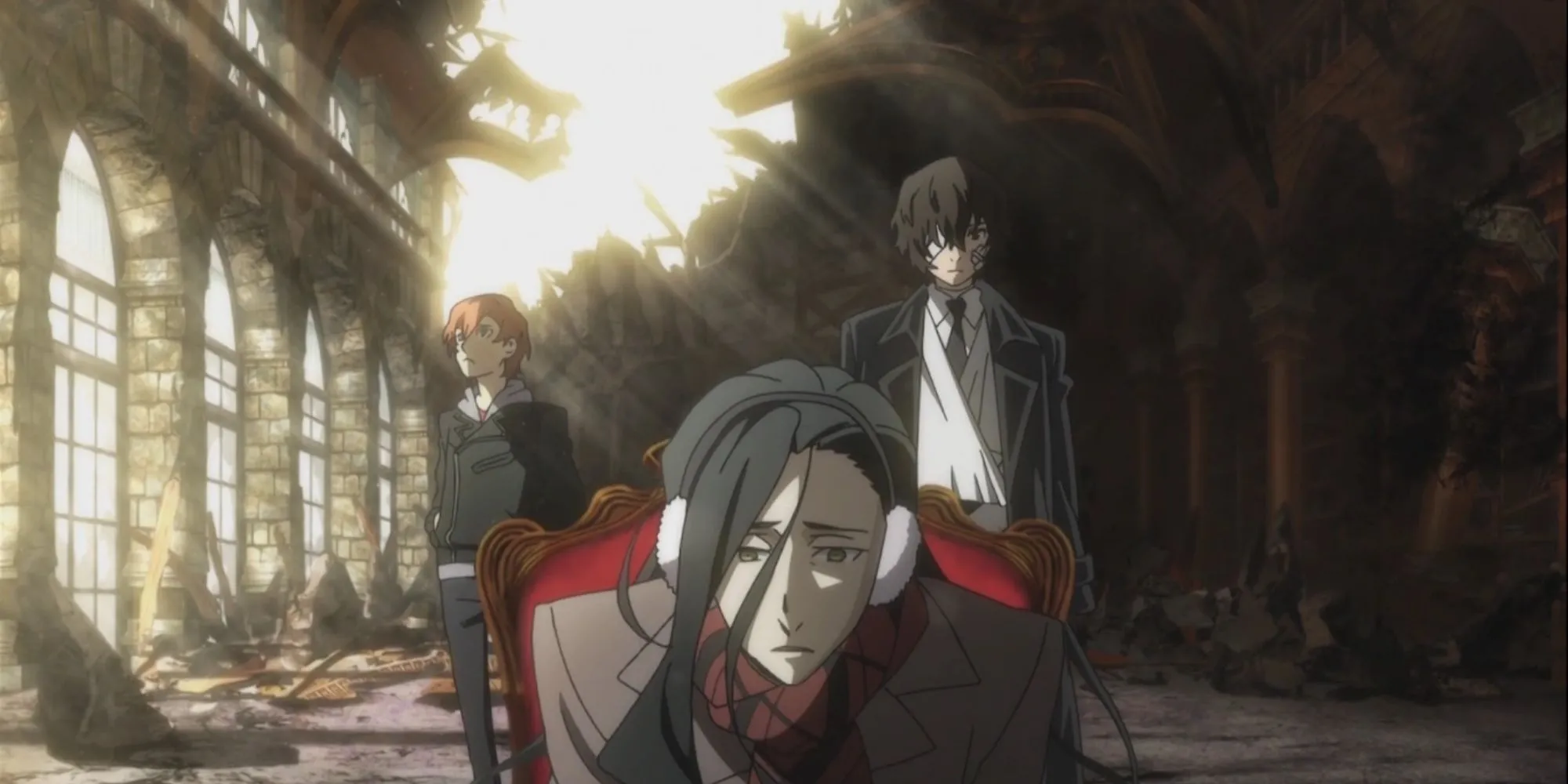 Các nhân vật chính của Bungo Stray Dogs chuẩn bị chiến đấu