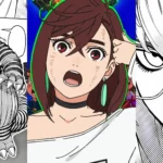 Các nhân vật chính Vamola, Momo Ayase và Count Saint-Germain trong anime Dandadan