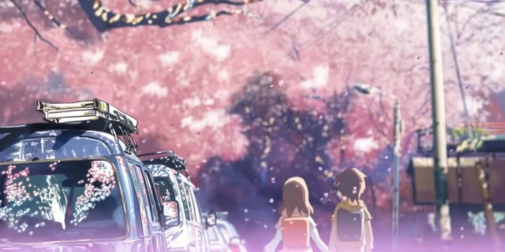 Cảnh cuối mang tính biểu tượng của 5 Centimeters Per Second tại đường ray tàu