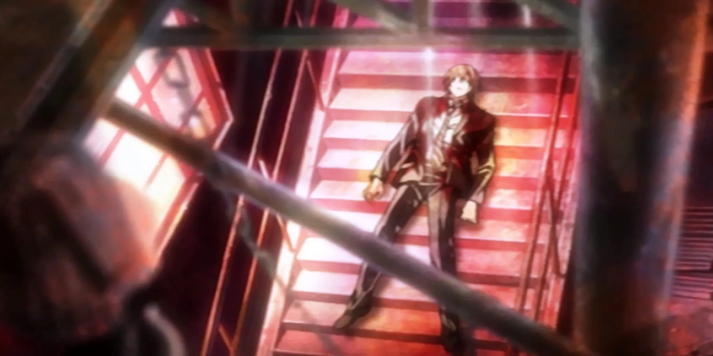 Cảnh Light Yagami chết trong đau đớn và tuyệt vọng sau khi bị Ryuk ghi tên vào Death Note