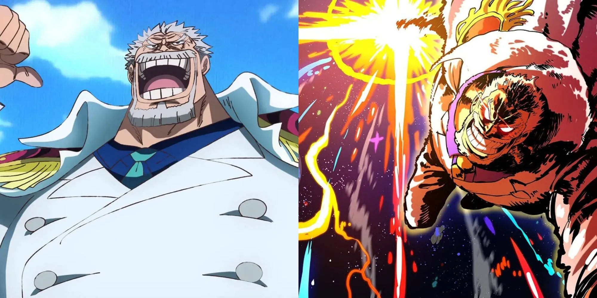 Cú đấm Galaxy Impact của Monkey D. Garp phá hủy đảo Hachinosu