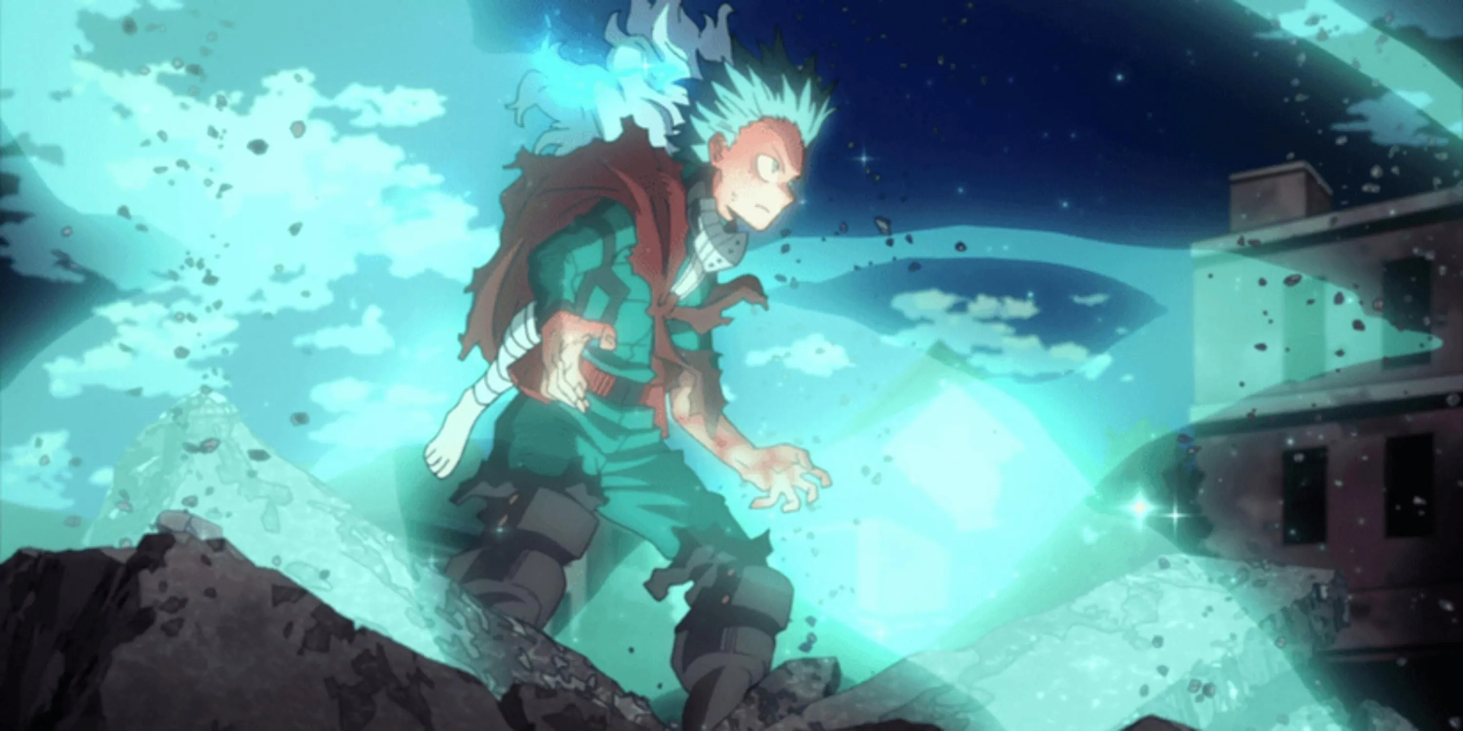 Deku sử dụng 100% sức mạnh One For All cùng Quirk của Eri
