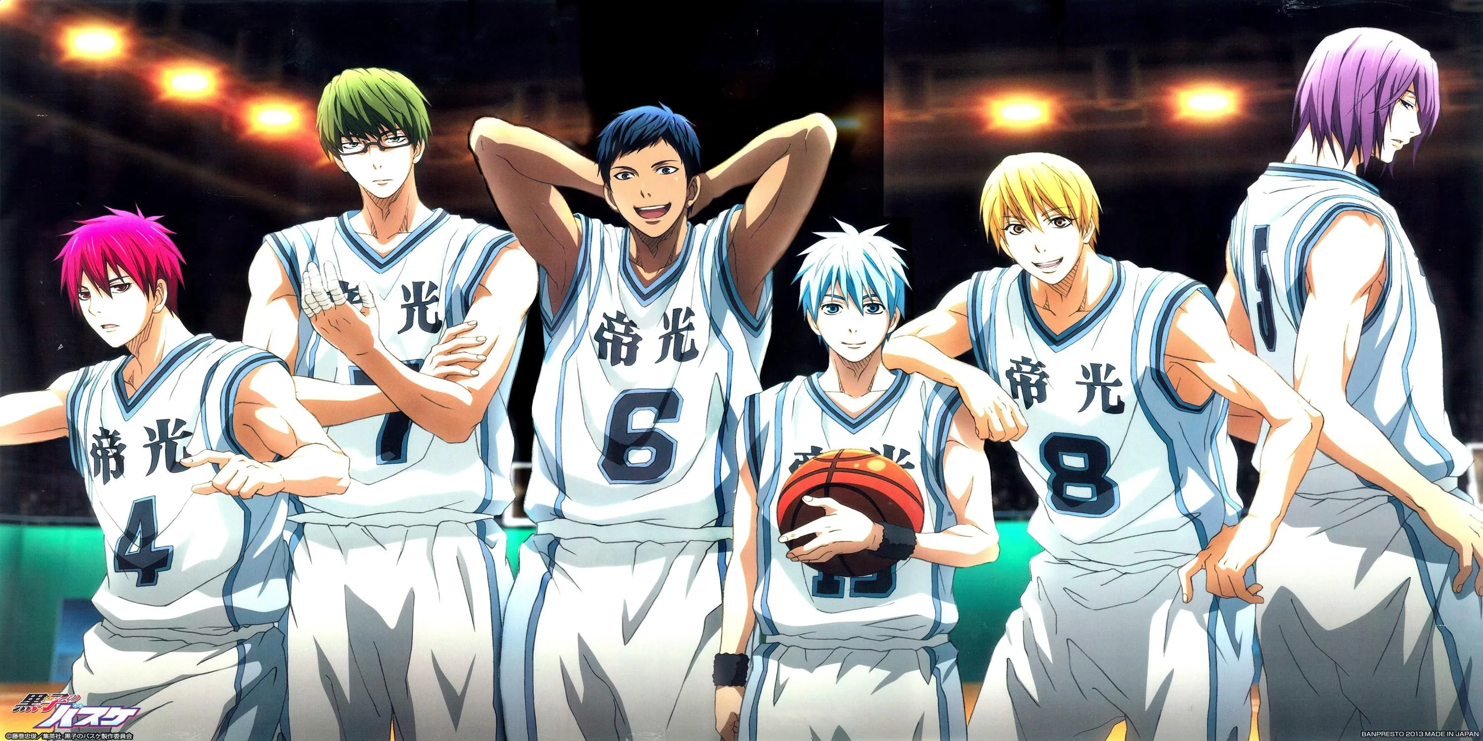 Đội bóng trường trung học Teiko với Kuroko và Thế hệ kỳ tích