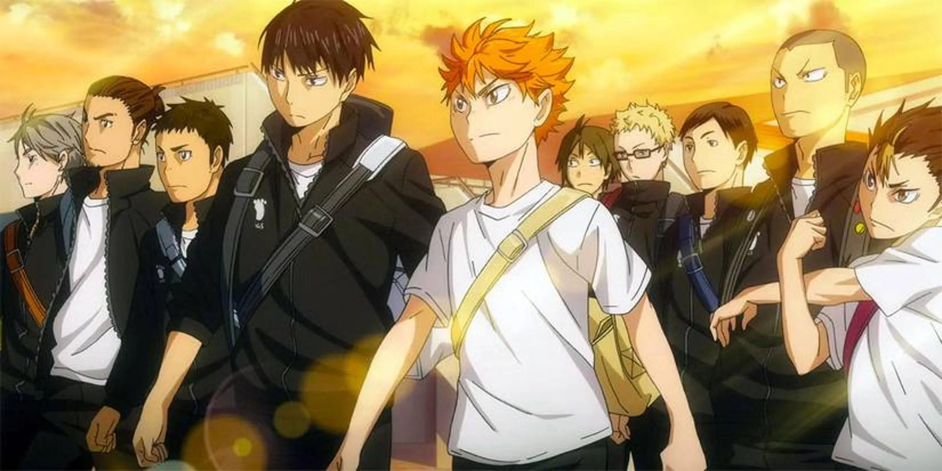 Đội Karasuno trong anime Haikyuu!!