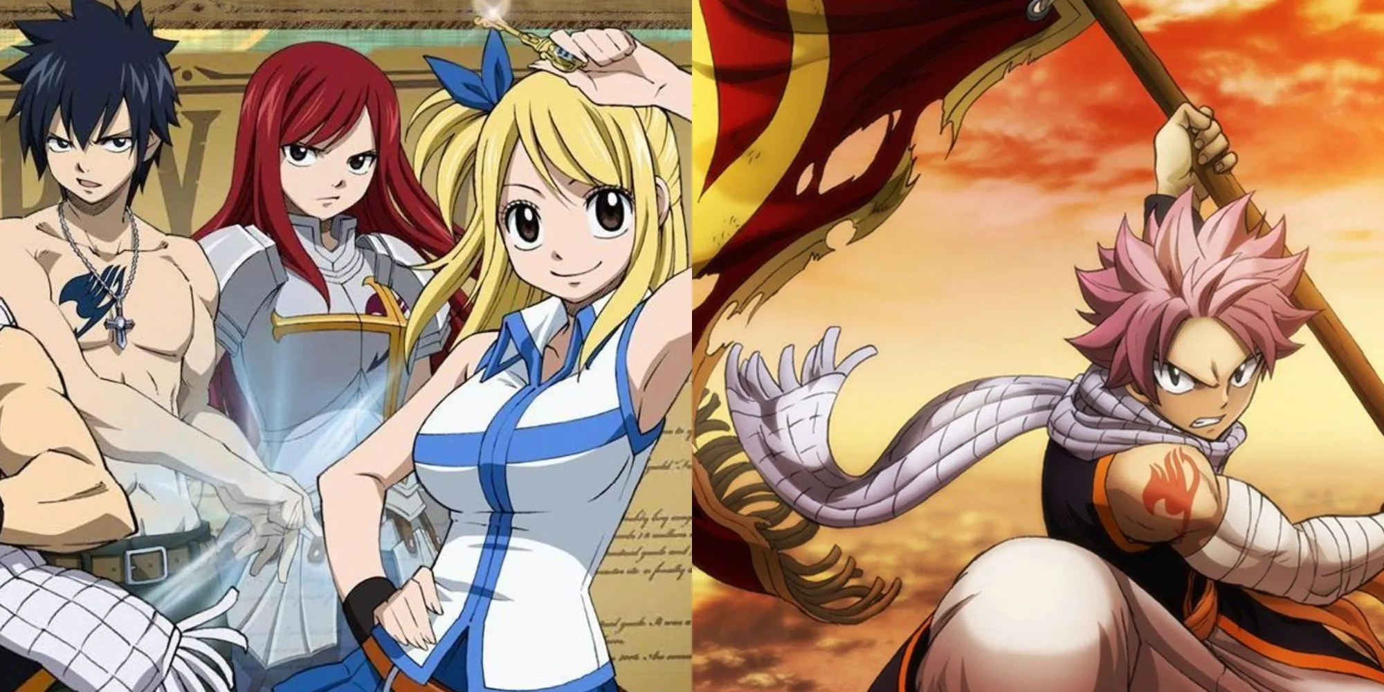 Fairy Tail: Natsu Dragneel và các thành viên chủ chốt của hội