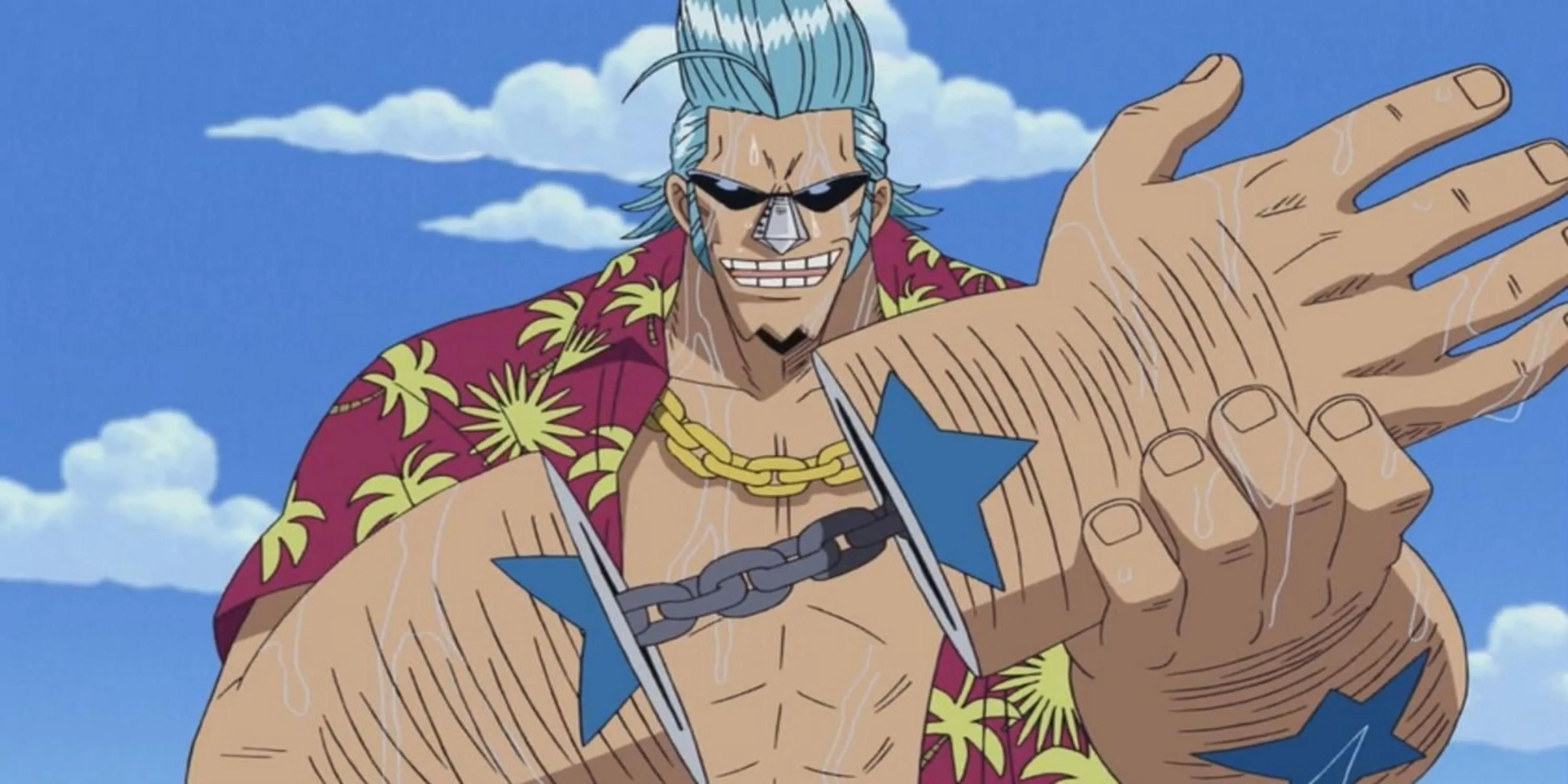 Franky, thợ đóng tàu cyborg &quot;Super&quot; của băng Mũ Rơm trong One Piece