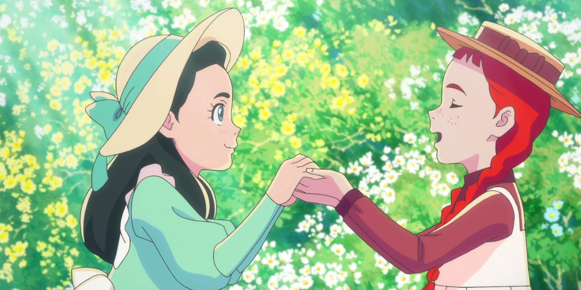 Hình ảnh cô bé Anne Shirley trong bộ anime chính kịch cùng tên.