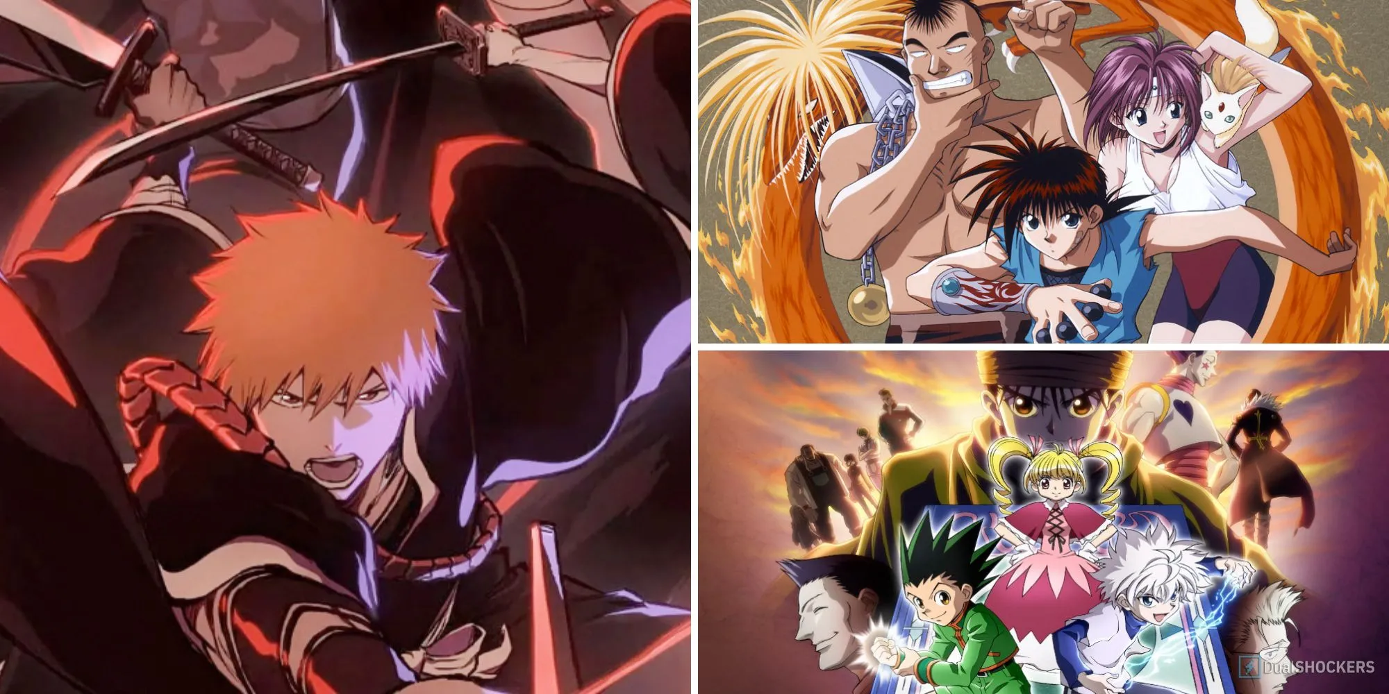 Hình ảnh kết hợp các anime tương tự Yu Yu Hakusho