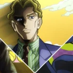 Hình ảnh tổng hợp các nhân vật JoJo như Enrico Pucci, Yoshikage Kira và Josuke Higashikata