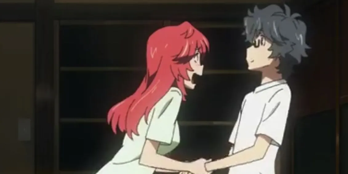 Ichika và Kaito từ anime Ano Natsu de Matteru