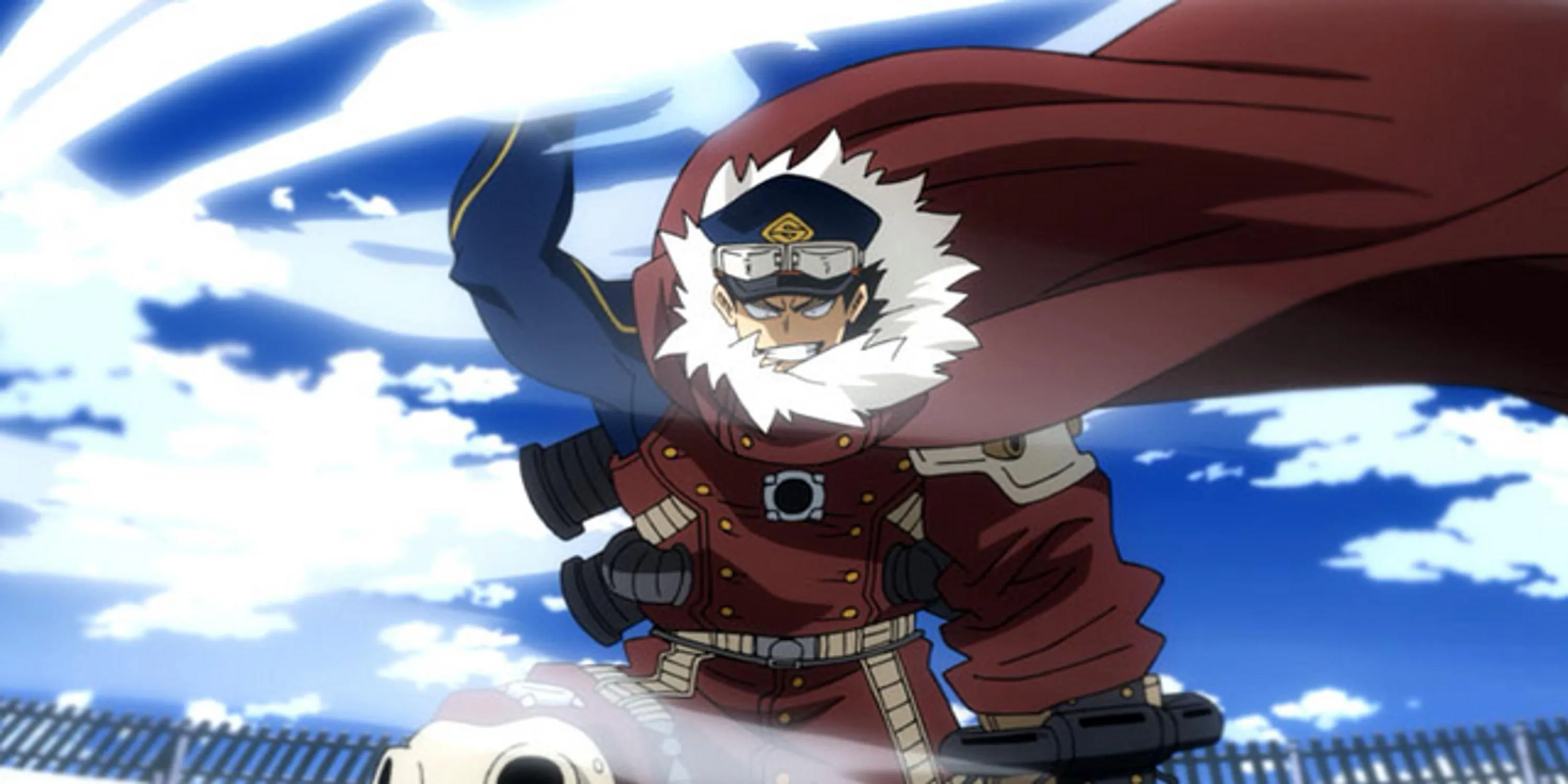 Inasa Yoarashi của Shiketsu với quirk Gió Lốc mạnh mẽ