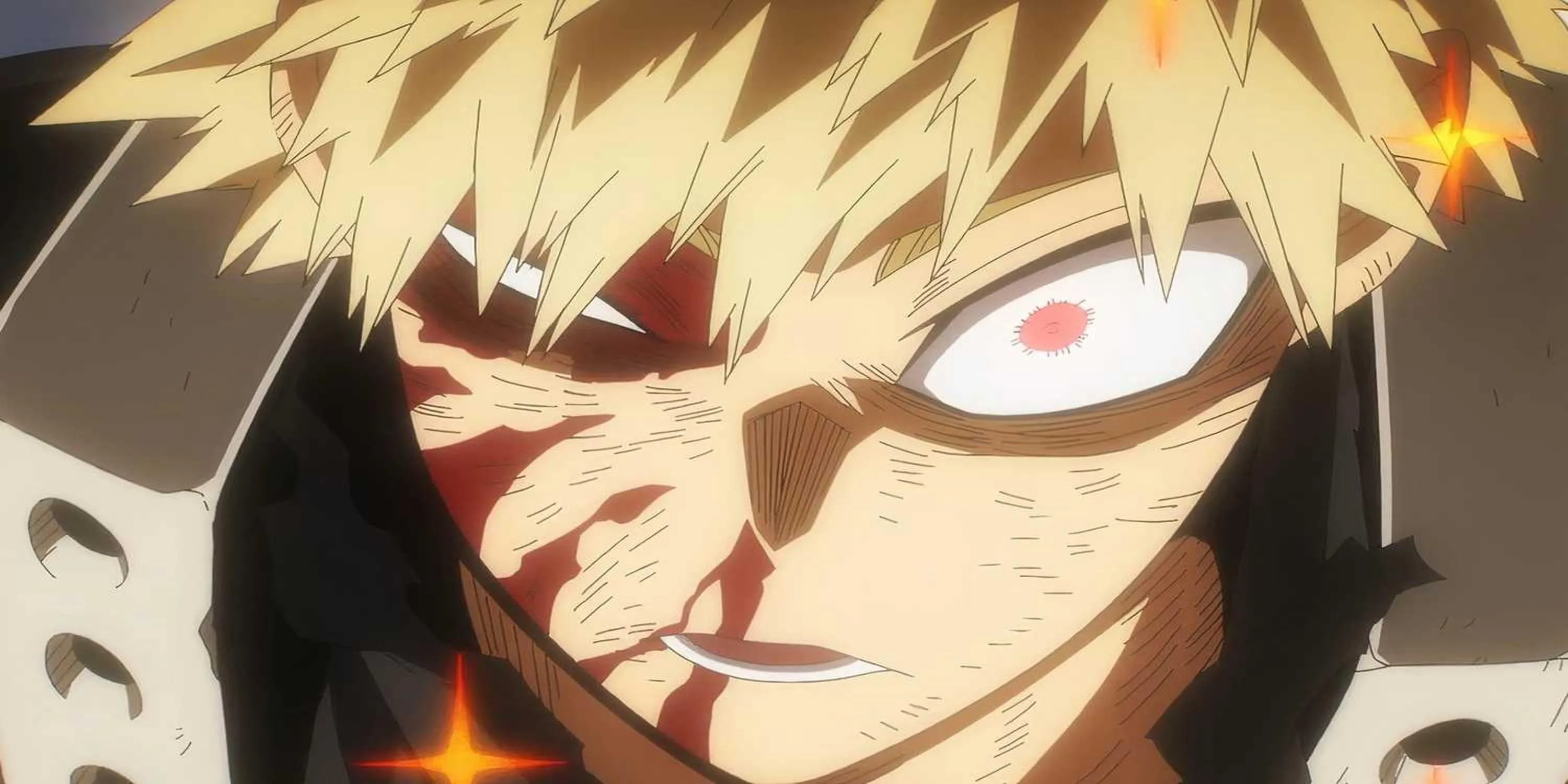 Katsuki Bakugo với Quirk Explosion đã thức tỉnh, tạo ra những vụ nổ mạnh mẽ và kiểm soát hơn