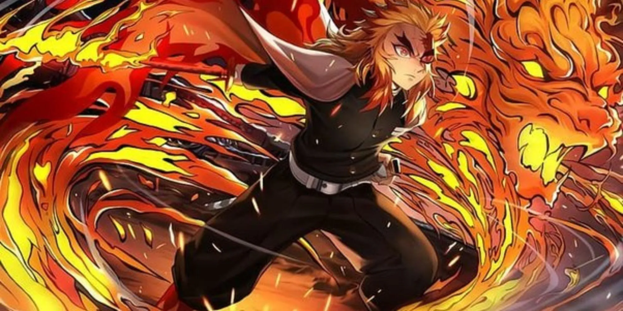 Kyojuro Rengoku, Thượng Trụ Viêm, sử dụng Hơi thở của Lửa