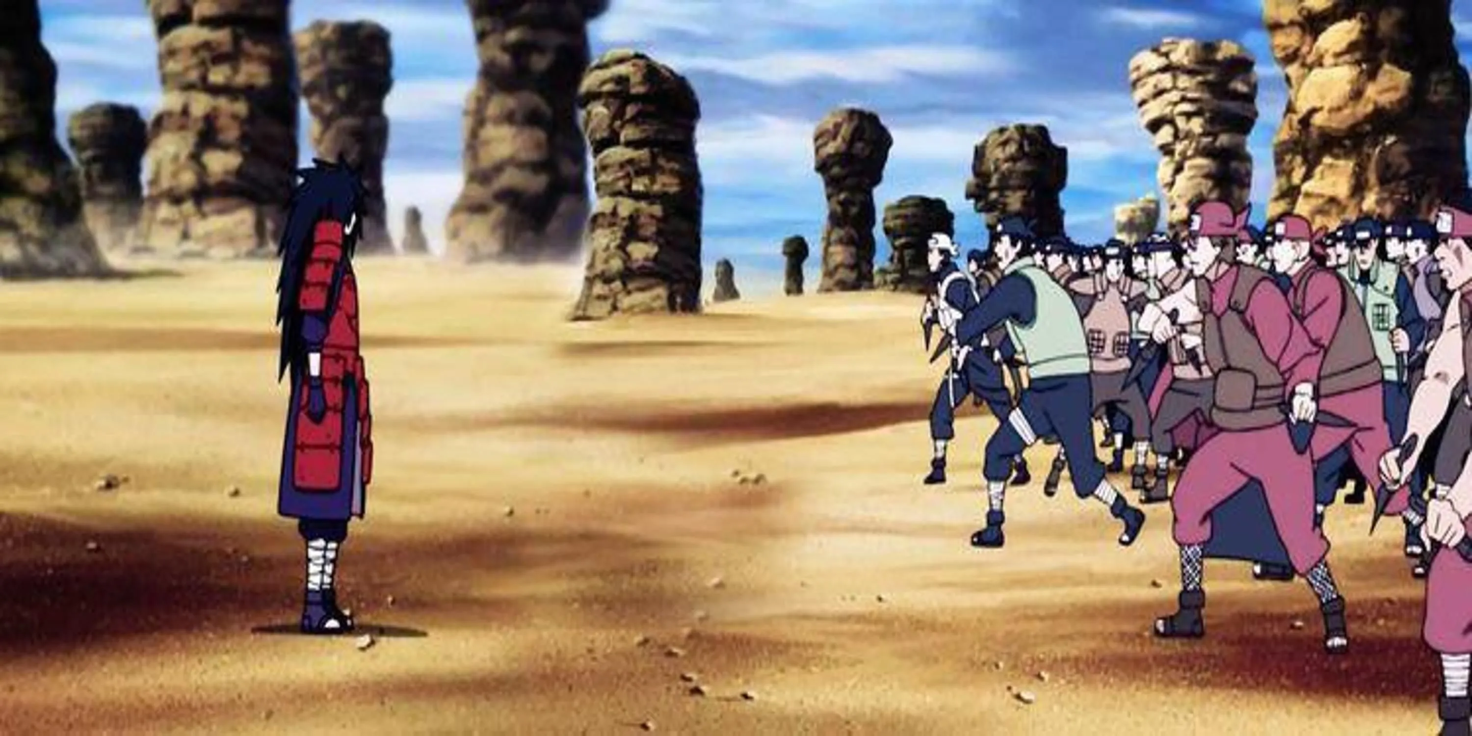 Madara Uchiha một mình đối đầu với Liên minh Nhẫn giả trong Naruto: Shippuden
