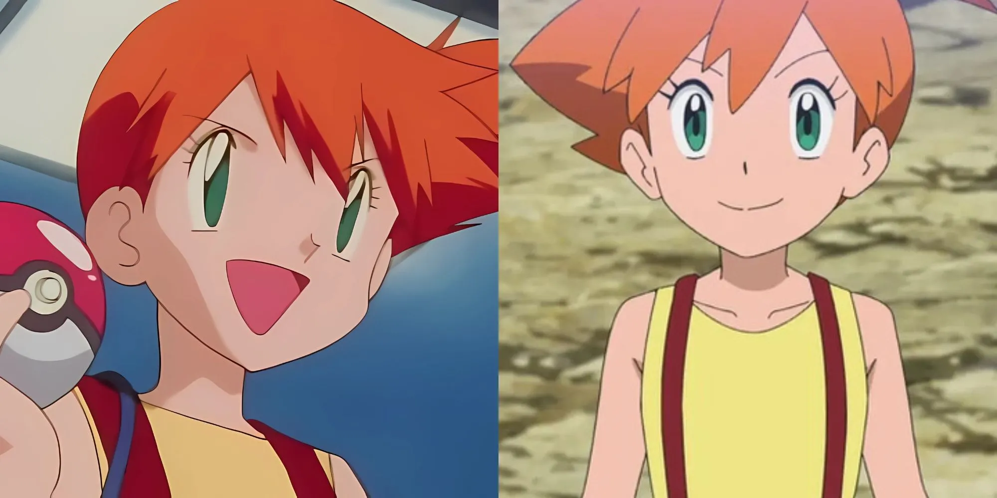 Misty (Kasumi) cùng các Pokémon của mình trong loạt phim Pokémon