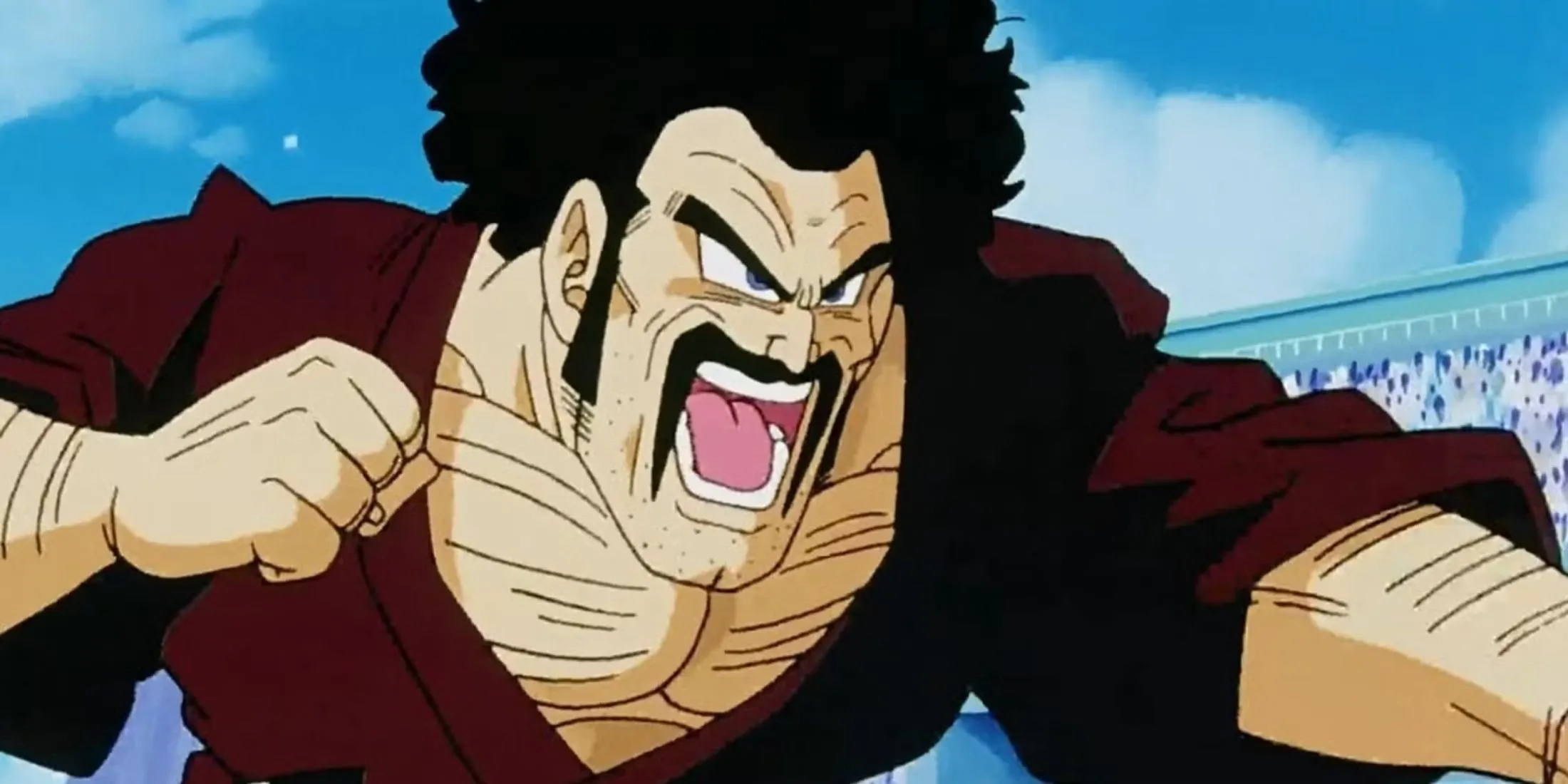 Mr. Satan (Hercule) trong Dragon Ball Z, minh họa sự ảo tưởng về khả năng chiến đấu của nhà vô địch giả mạo