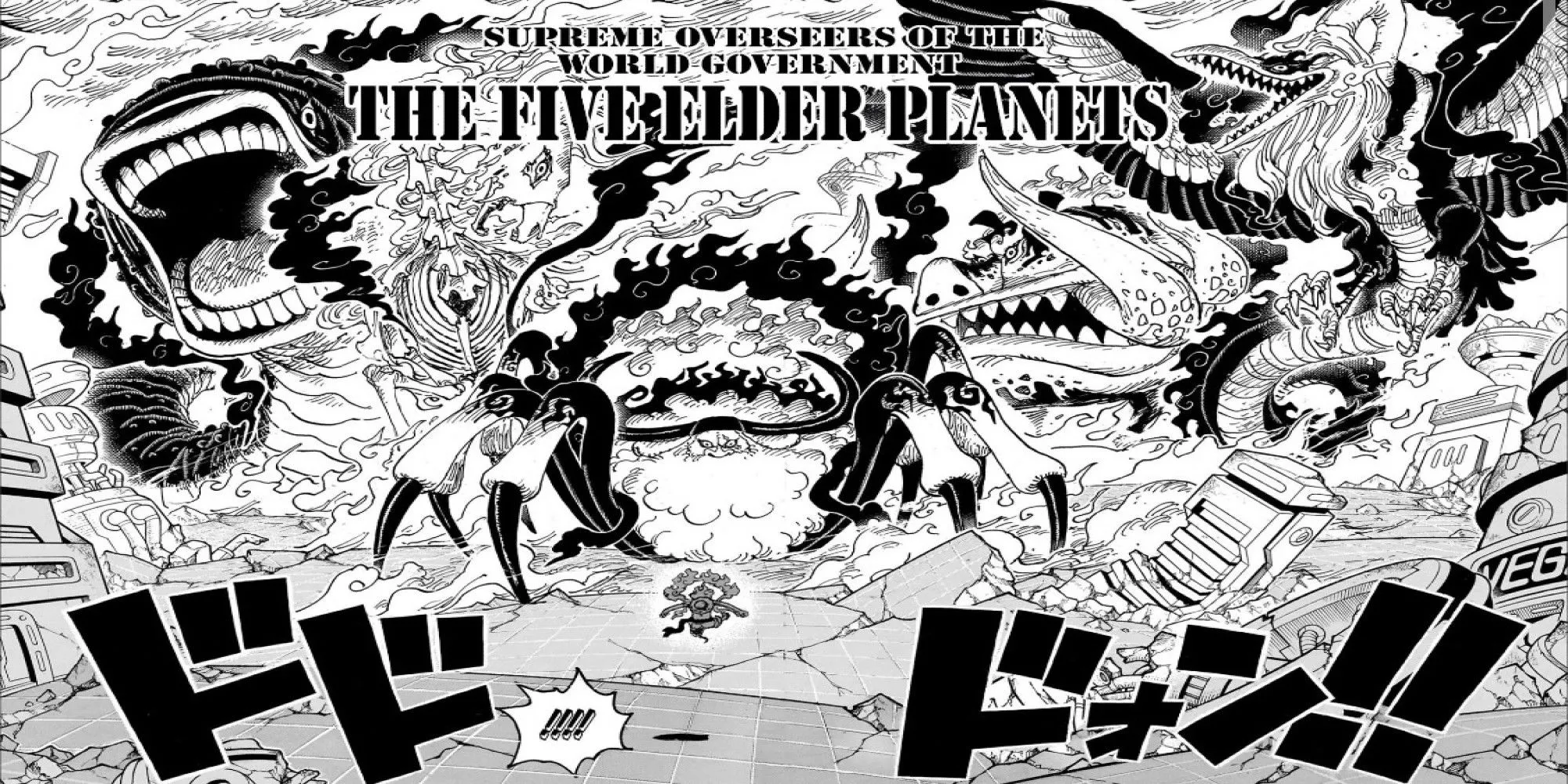 Ngũ Lão Tinh One Piece khi sử dụng năng lực, có khả năng tái tạo như Hiệp sĩ Thánh