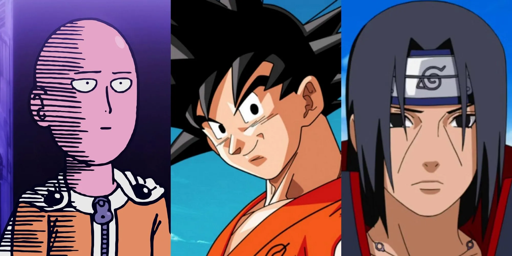 Nhân vật anime Saitama, Goku, Itachi
