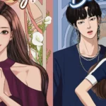 Nhân vật Lim Ju-kyung trang điểm trong webtoon True Beauty