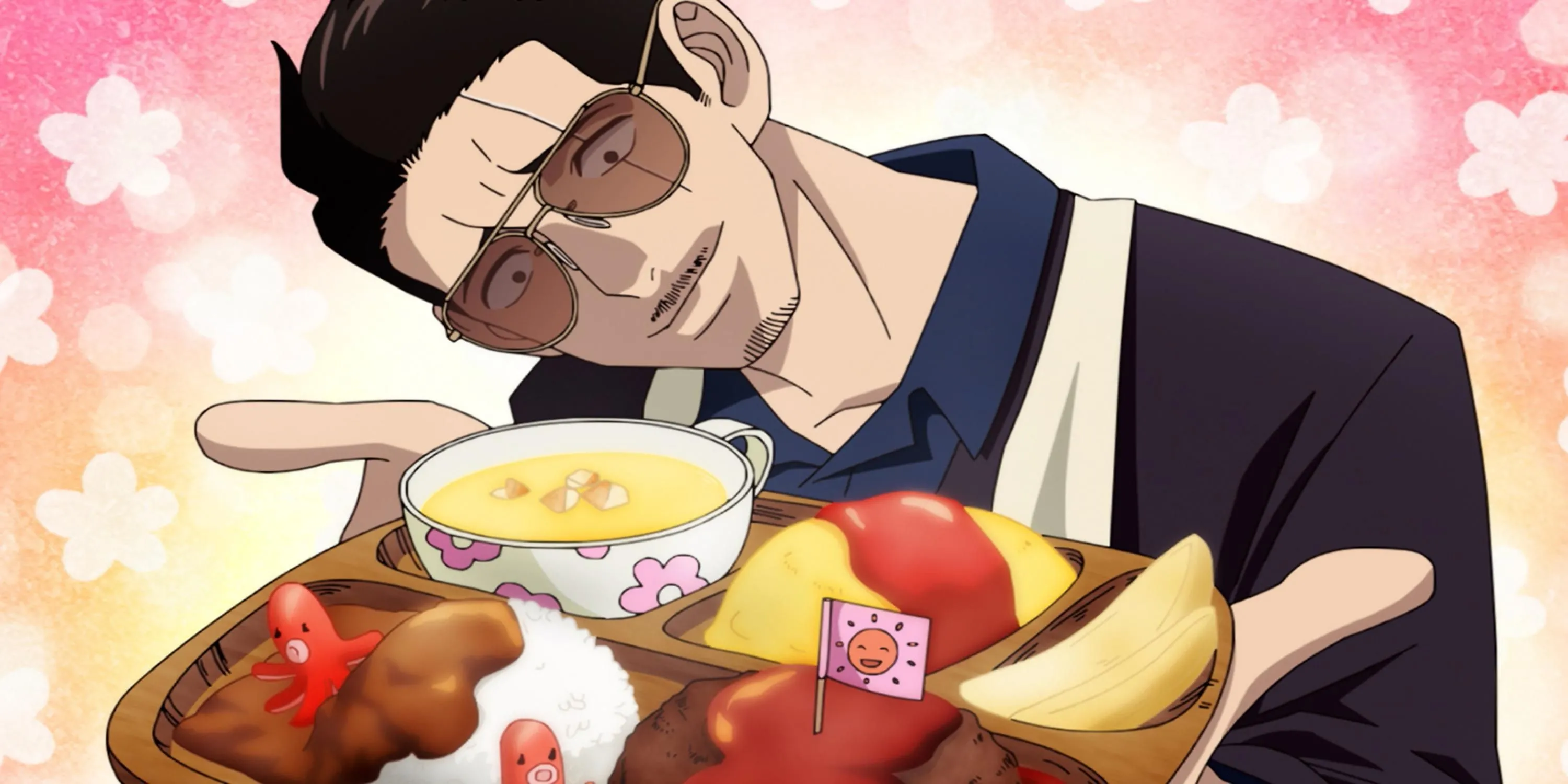 Nhân vật Tatsu trong bộ anime Gokushufudou (The Way of the Househusband)