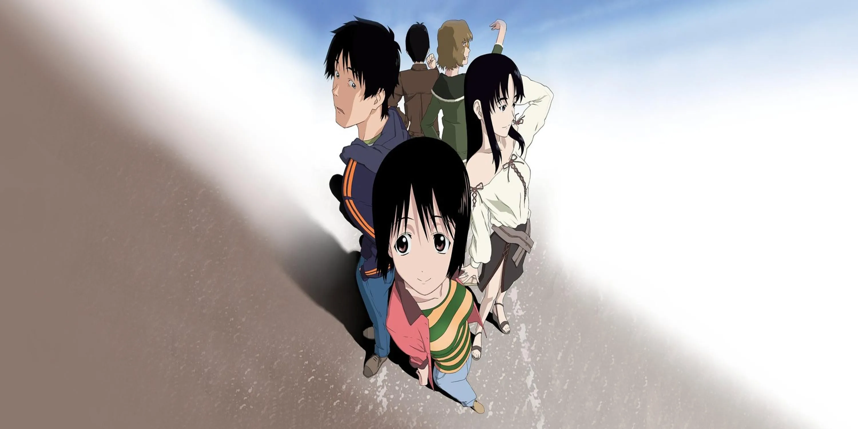 Nhân vật Tatsuhiro Satou với vẻ mặt lo lắng trong anime Welcome to the N.H.K.