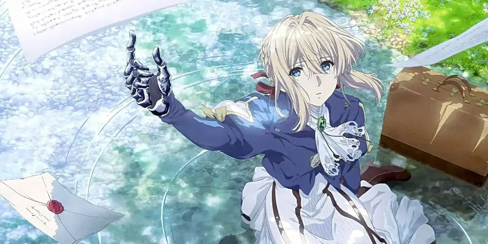 Nhân vật Violet Evergarden đang học cách hiểu cảm xúc và chữa lành