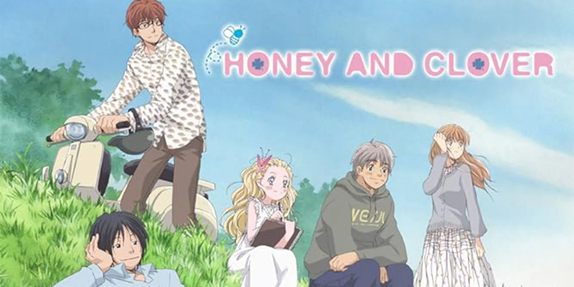 Nhóm bạn đại học trong Honey and Clover, cùng nhau trải qua những thăng trầm của tuổi trẻ và tình yêu đơn phương.