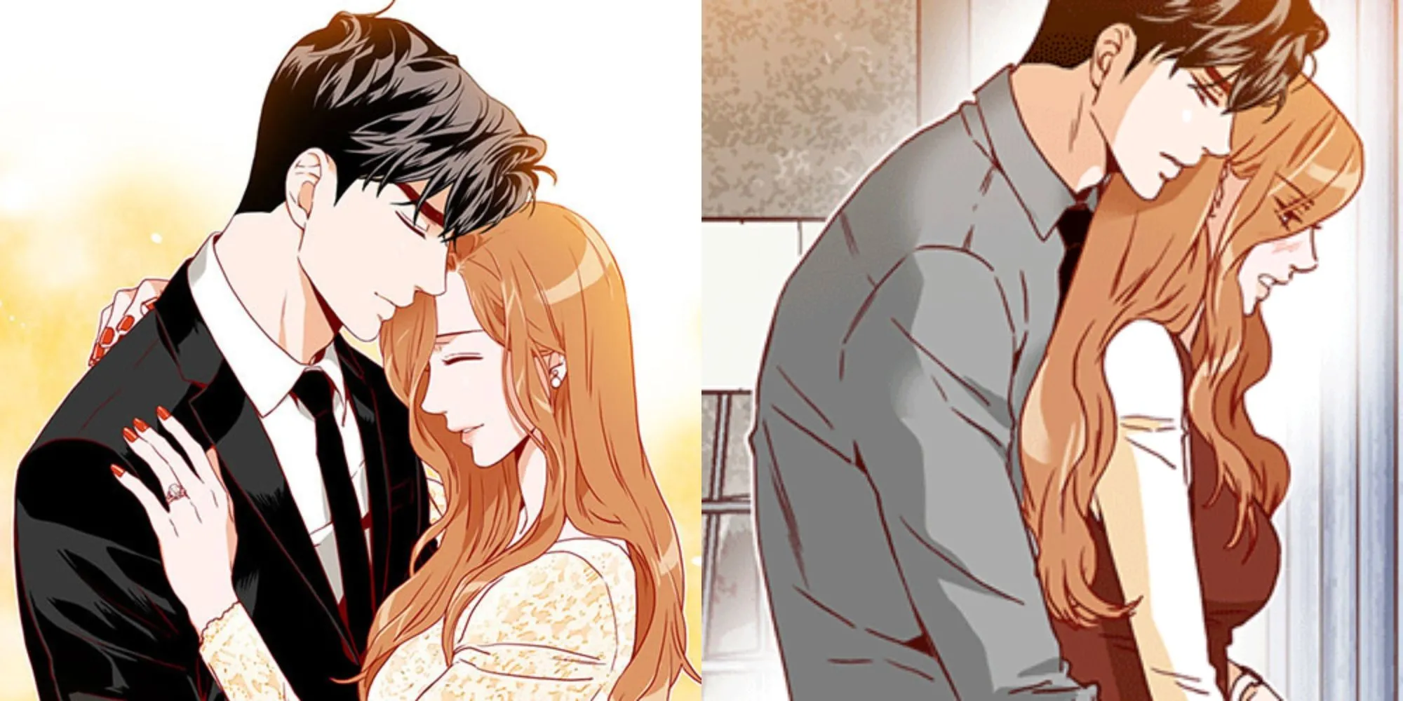 Phó Chủ tịch Lee Young-jun và Thư ký Kim Mi-so trong webtoon What's Wrong with Secretary Kim?