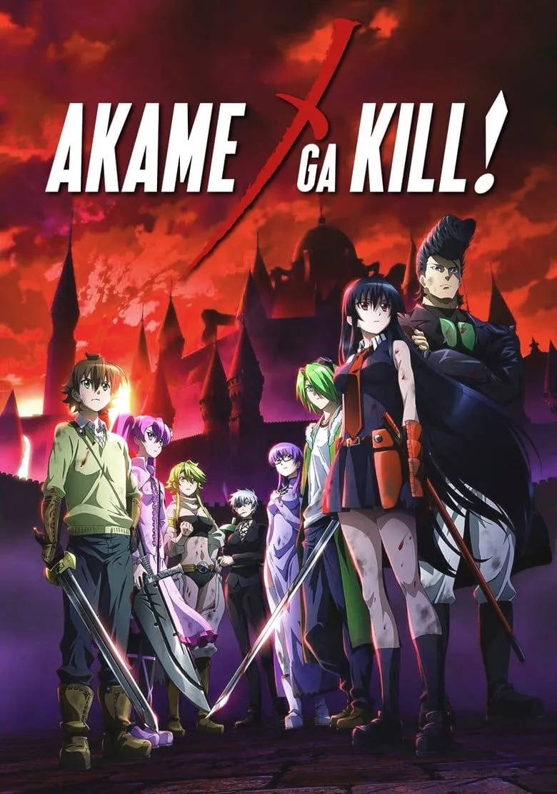 Poster anime Akame ga Kill giới thiệu thế giới và các nhân vật
