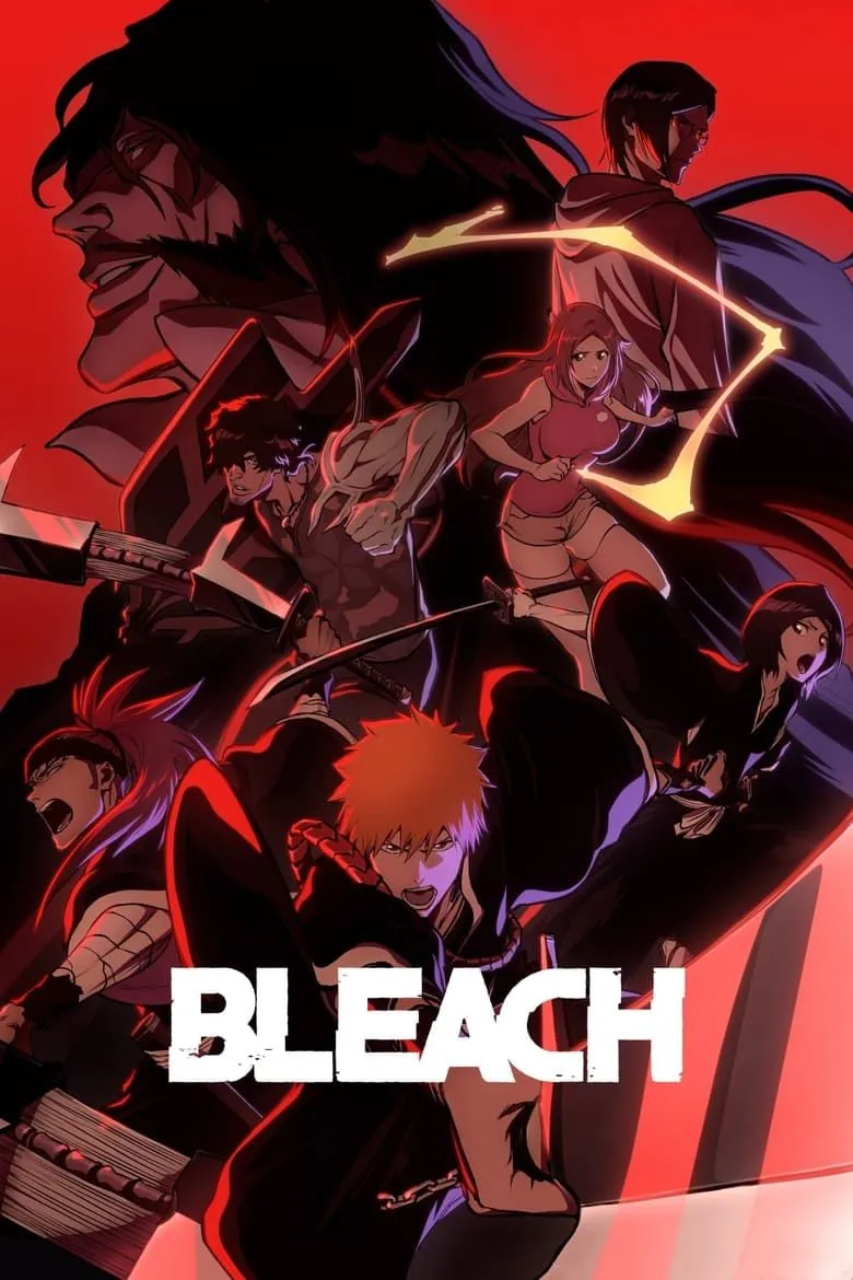 Poster anime Bleach giới thiệu các Shinigami và thế giới Linh Giới