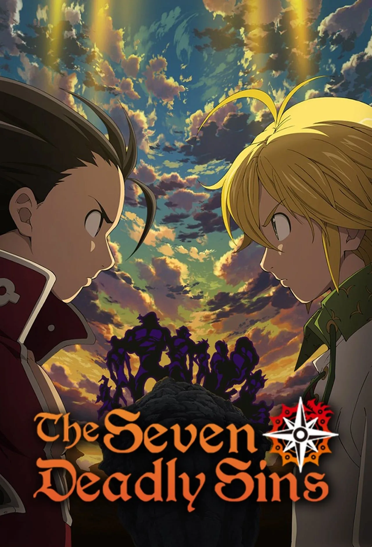 Poster anime The Seven Deadly Sins giới thiệu nhóm Tội Đồ