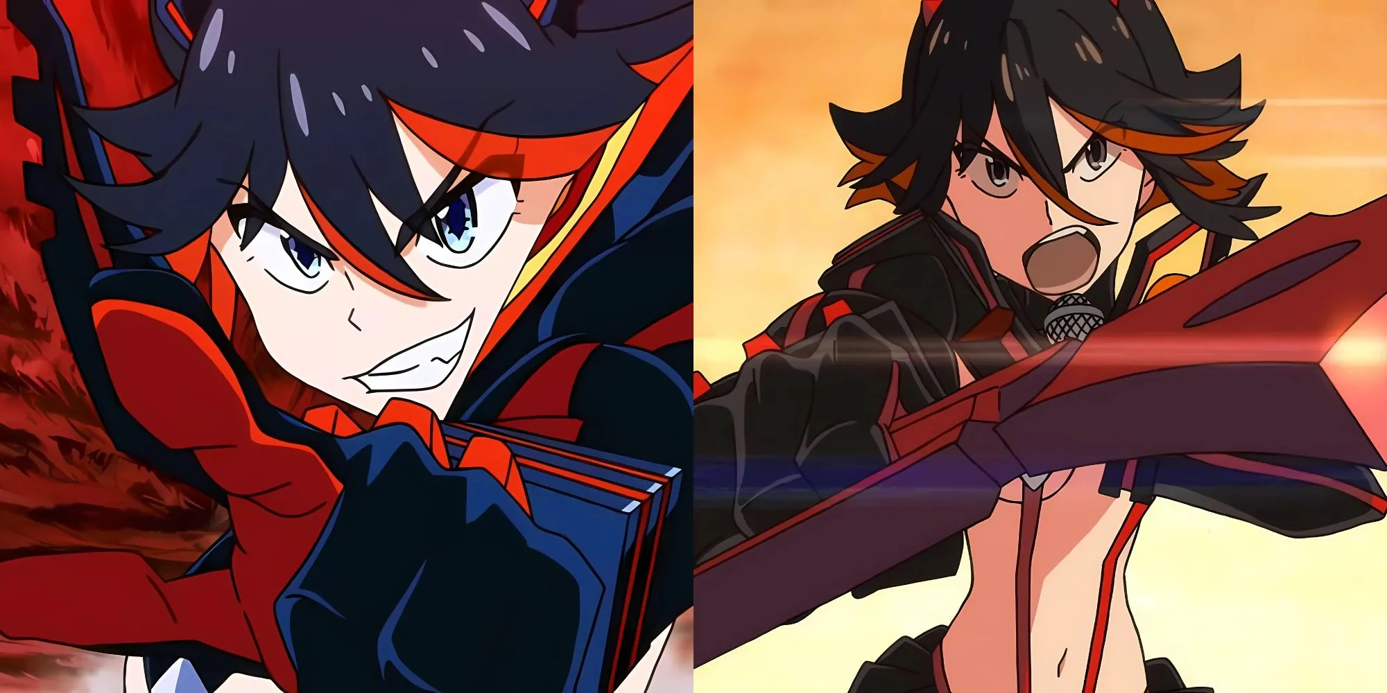 Ryuko Matoi với lưỡi kéo kéo khổng lồ trong anime Kill la Kill