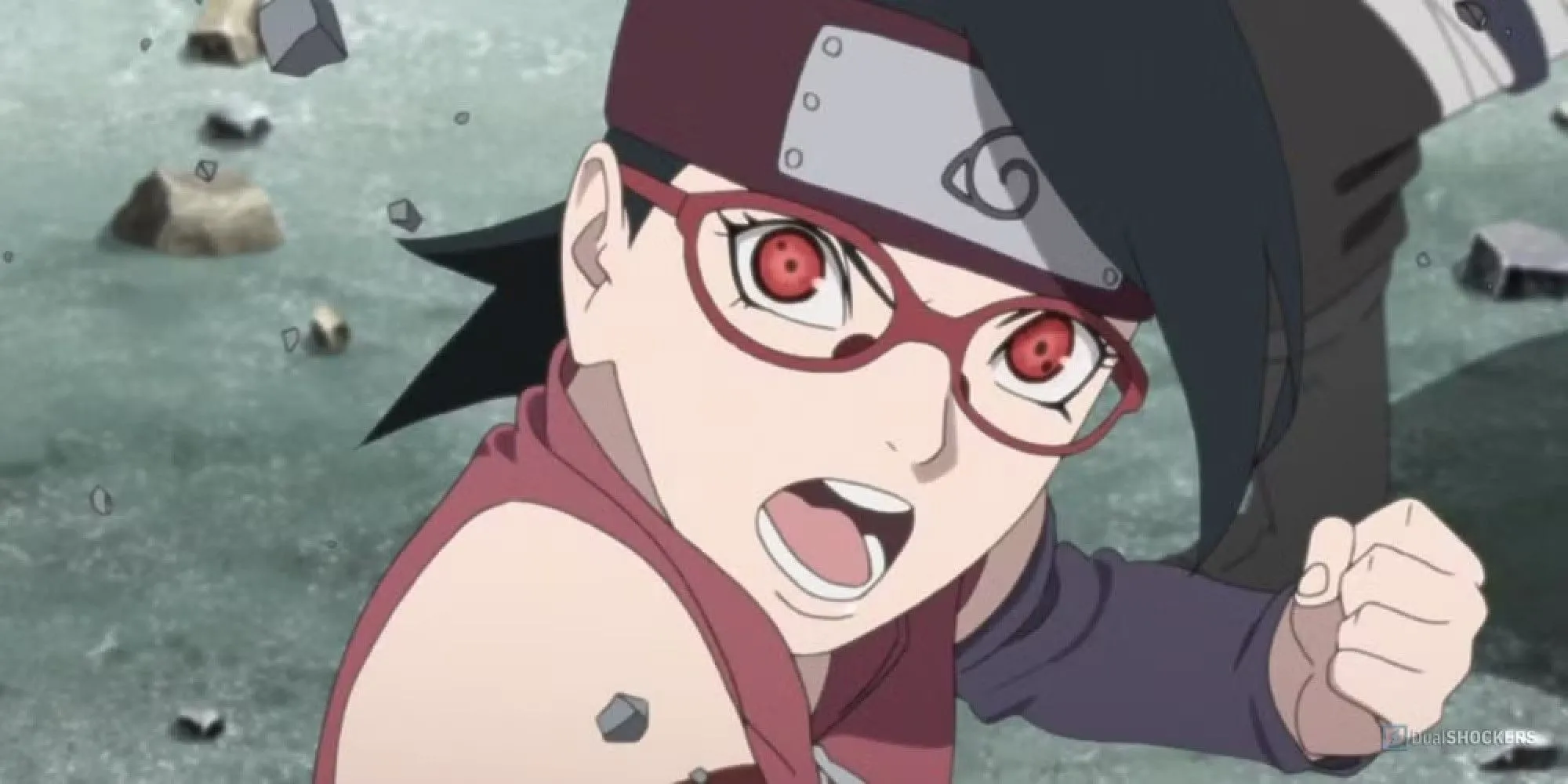 Sarada Uchiha với Mangekyo Sharingan trong Boruto thể hiện tiềm năng của thế hệ mới