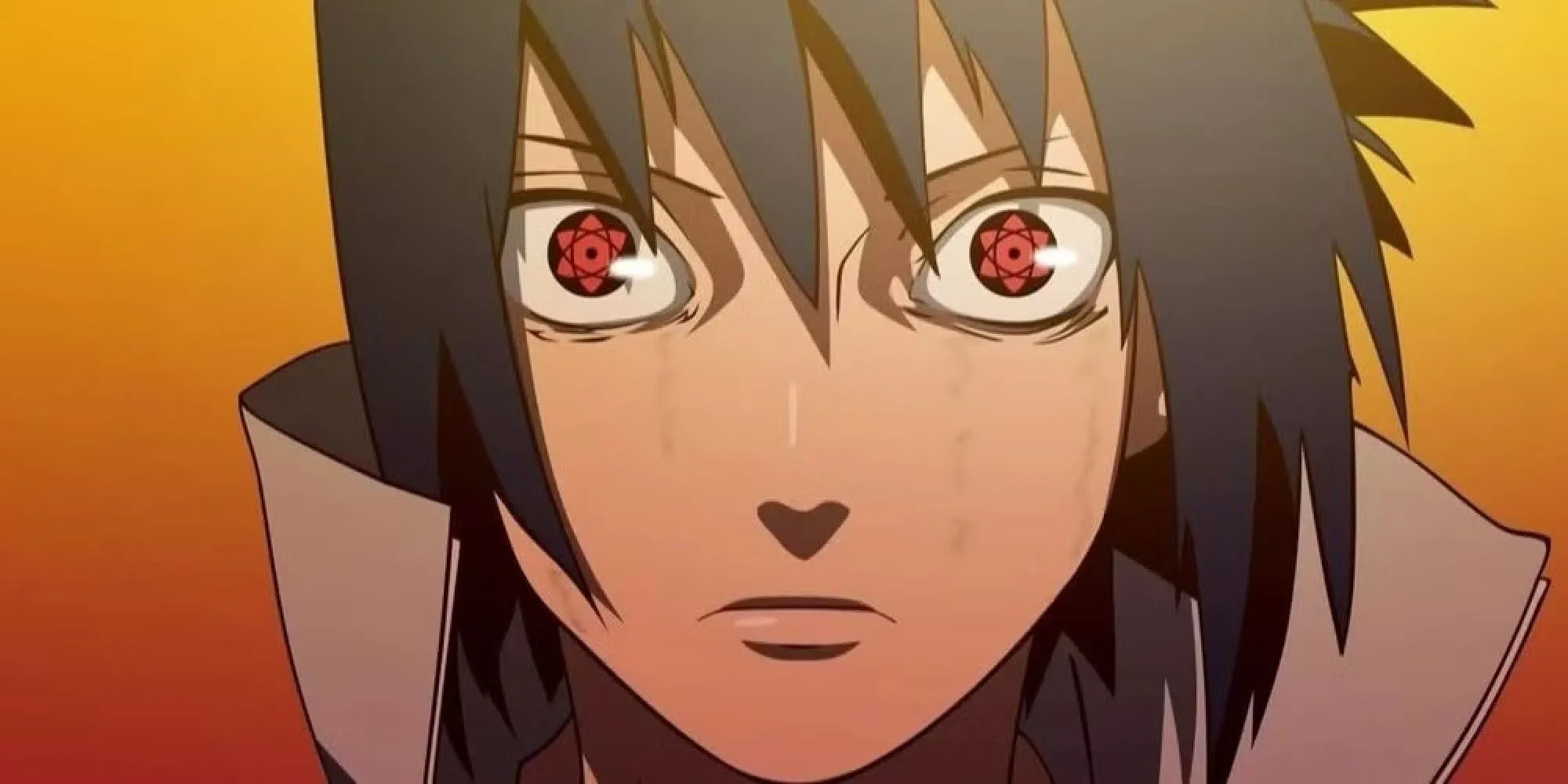 Sasuke Uchiha với Mangekyo Sharingan và Rinnegan, một trong những nhẫn giả mạnh nhất