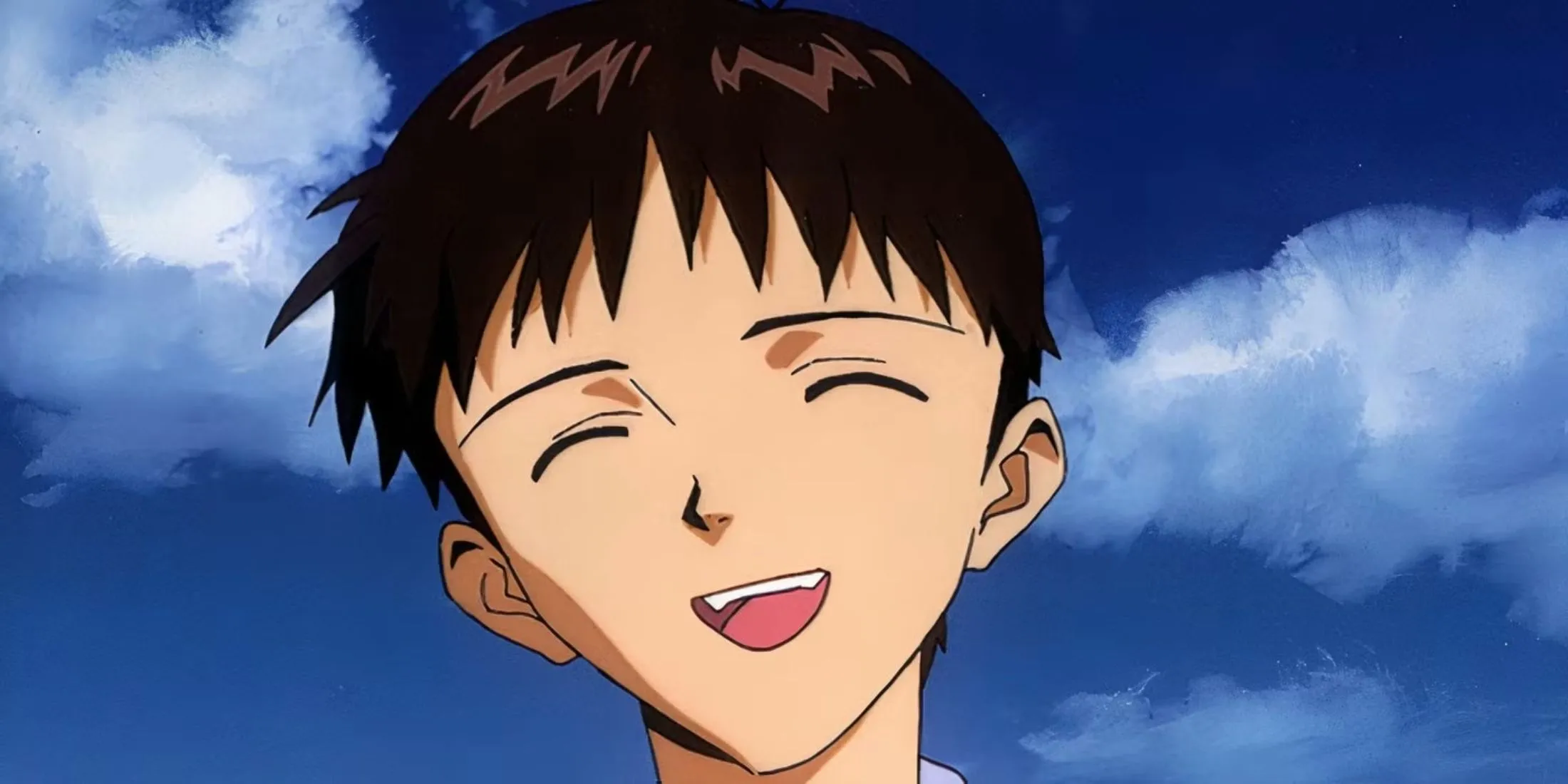 Shinji Ikari và cảnh 'Chúc mừng' trong cái kết của Neon Genesis Evangelion