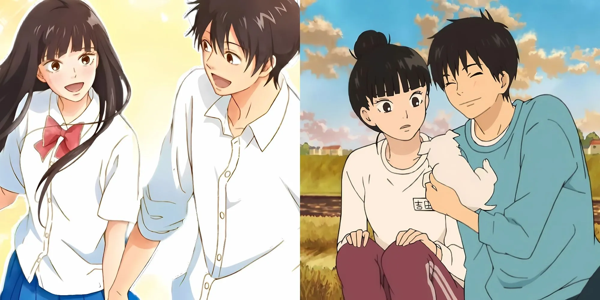 Shota Kazehaya và Sawako Kuronuma trao nhau nụ cười trong Kimi ni Todoke