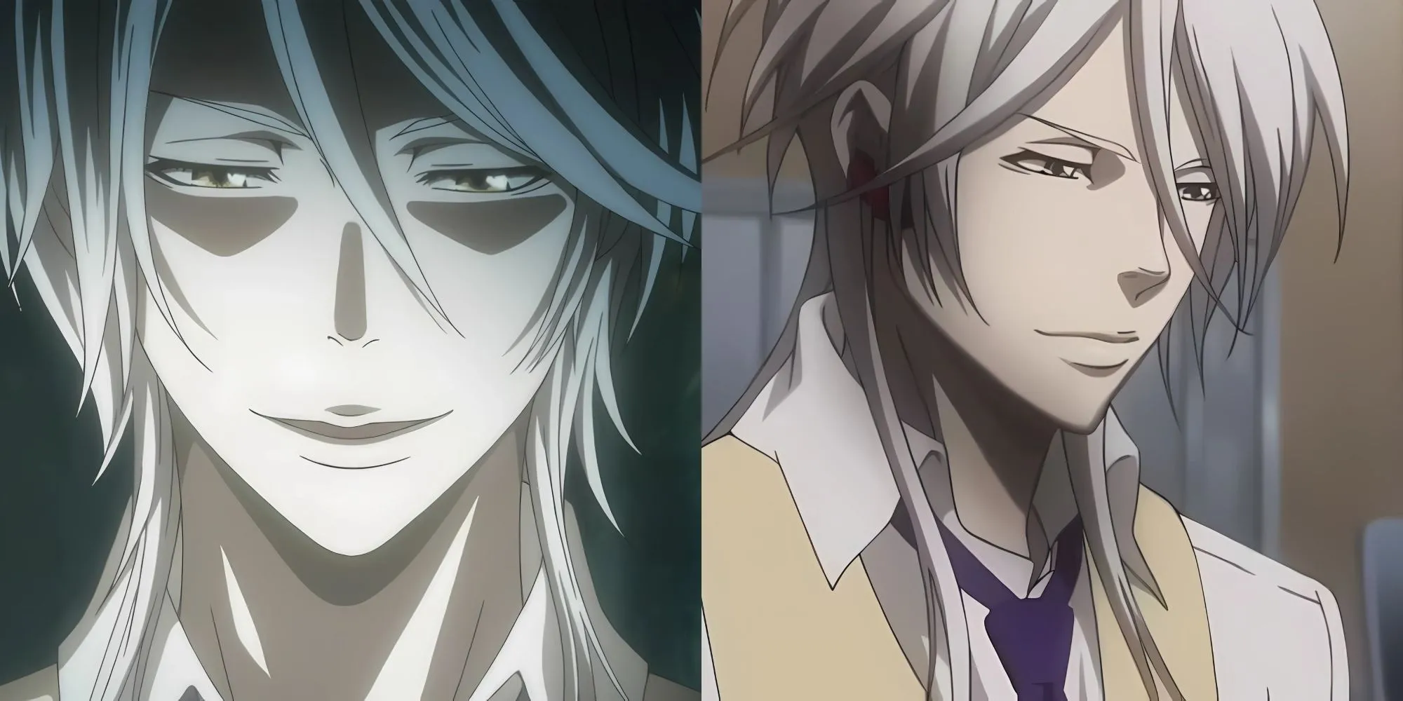Shougo Makishima trong Psycho-Pass đọc sách, vẻ ngoài điềm tĩnh