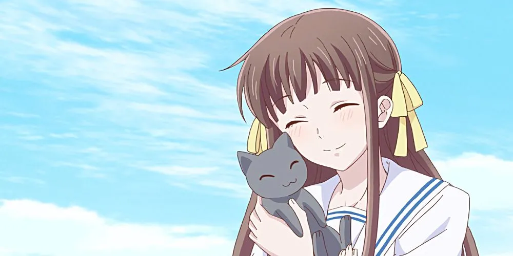 Tohru Honda trong Fruits Basket với nụ cười tươi