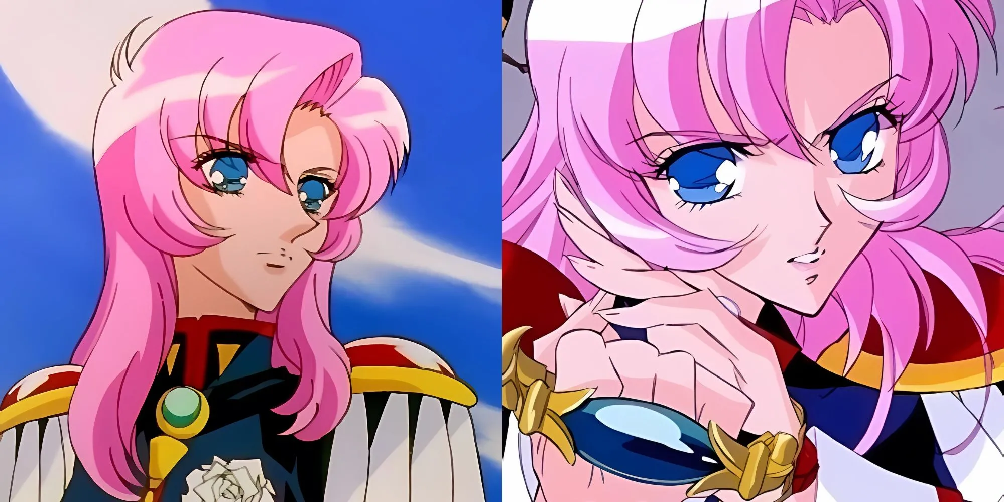 Utena Tenjou trong bộ đồng phục nam tại Học viện Ohtori, anime Revolutionary Girl Utena
