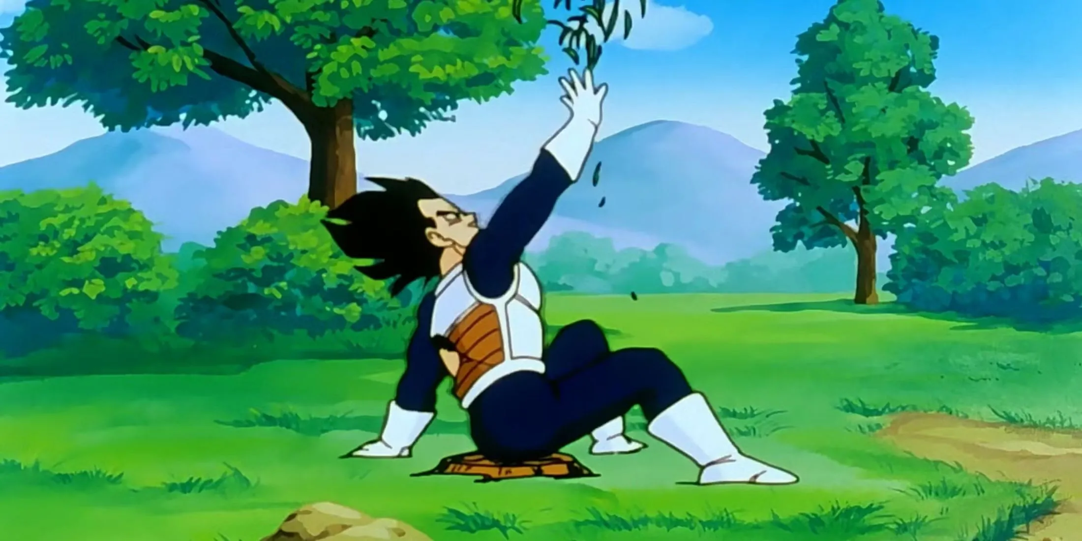 Vegeta cười điên cuồng trên Trái Đất sau tin Frieza bị đánh bại