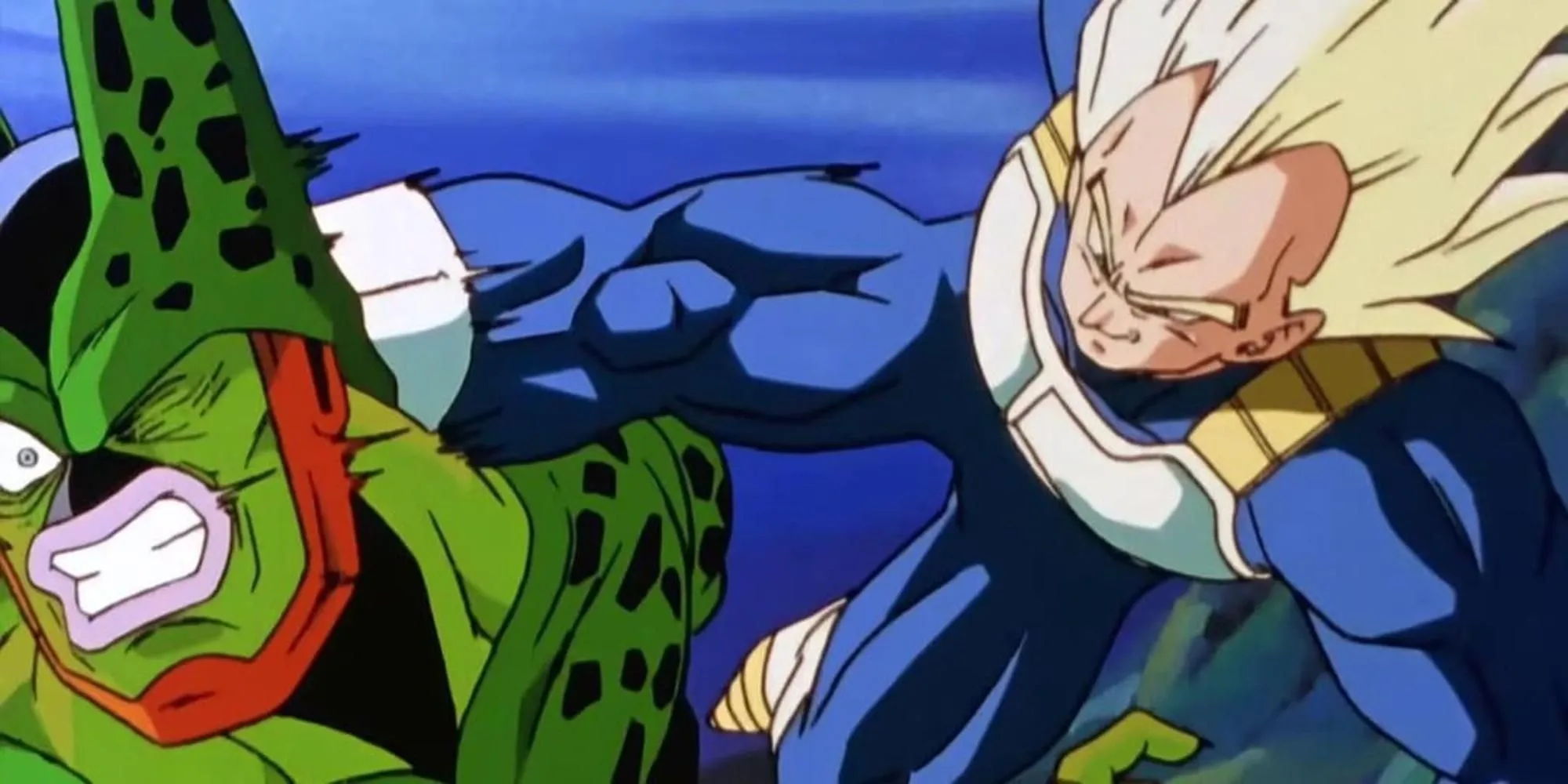 Vegeta nổi cơn thịnh nộ tấn công Cell sau khi chứng kiến Future Trunks bị thương nặng