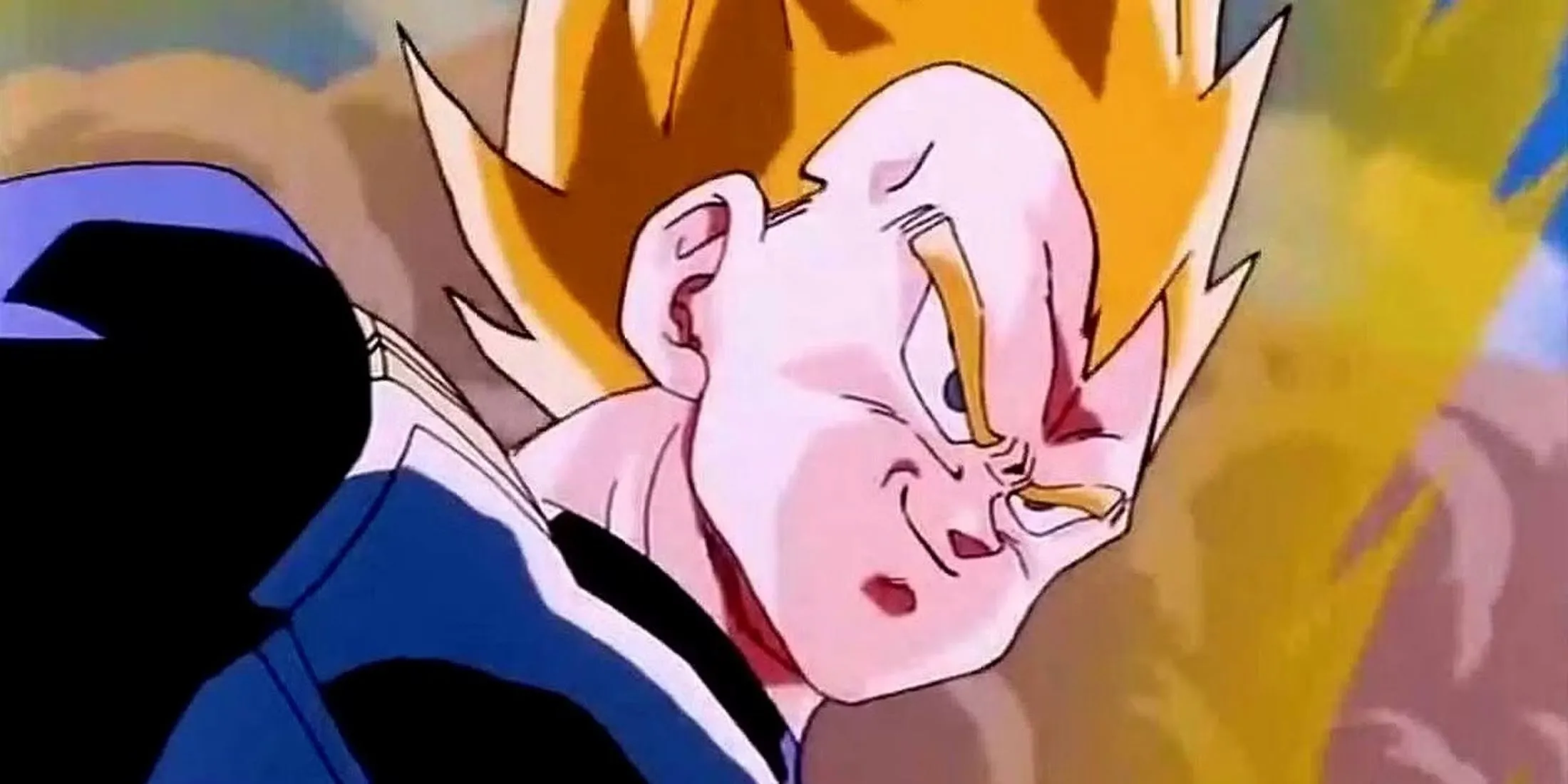 Vegeta thể hiện sự kiêu ngạo sau khi biến thành Super Saiyan