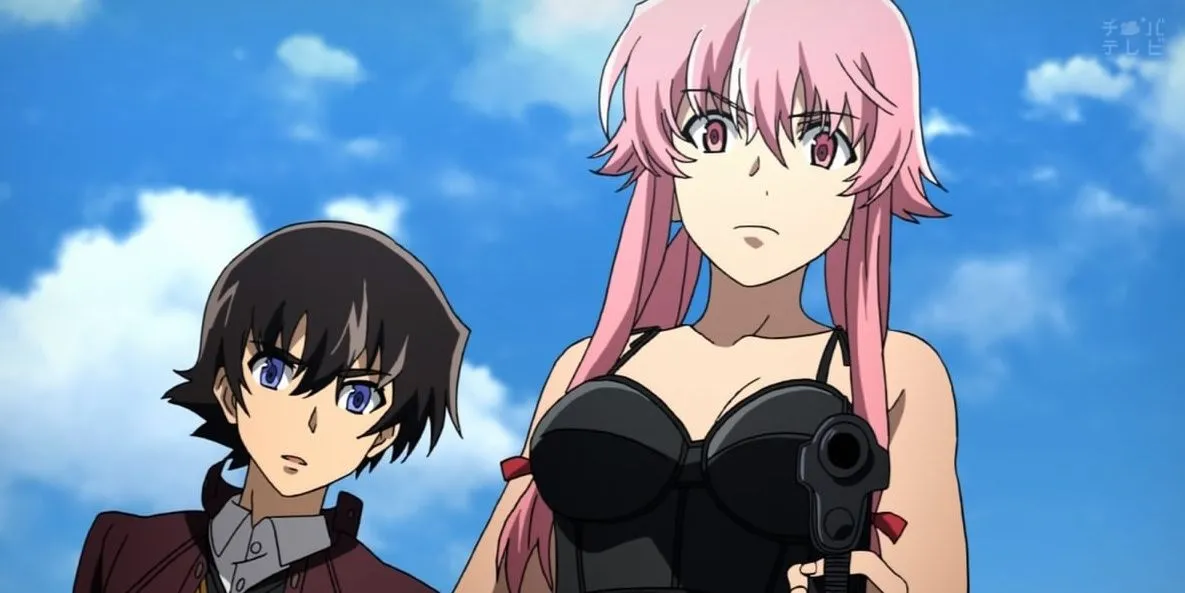 Yuno Gasai và Yukiteru Amano, cặp đôi phức tạp với mối quan hệ đầy rẫy sự ám ảnh và hoang tưởng trong Future Diary