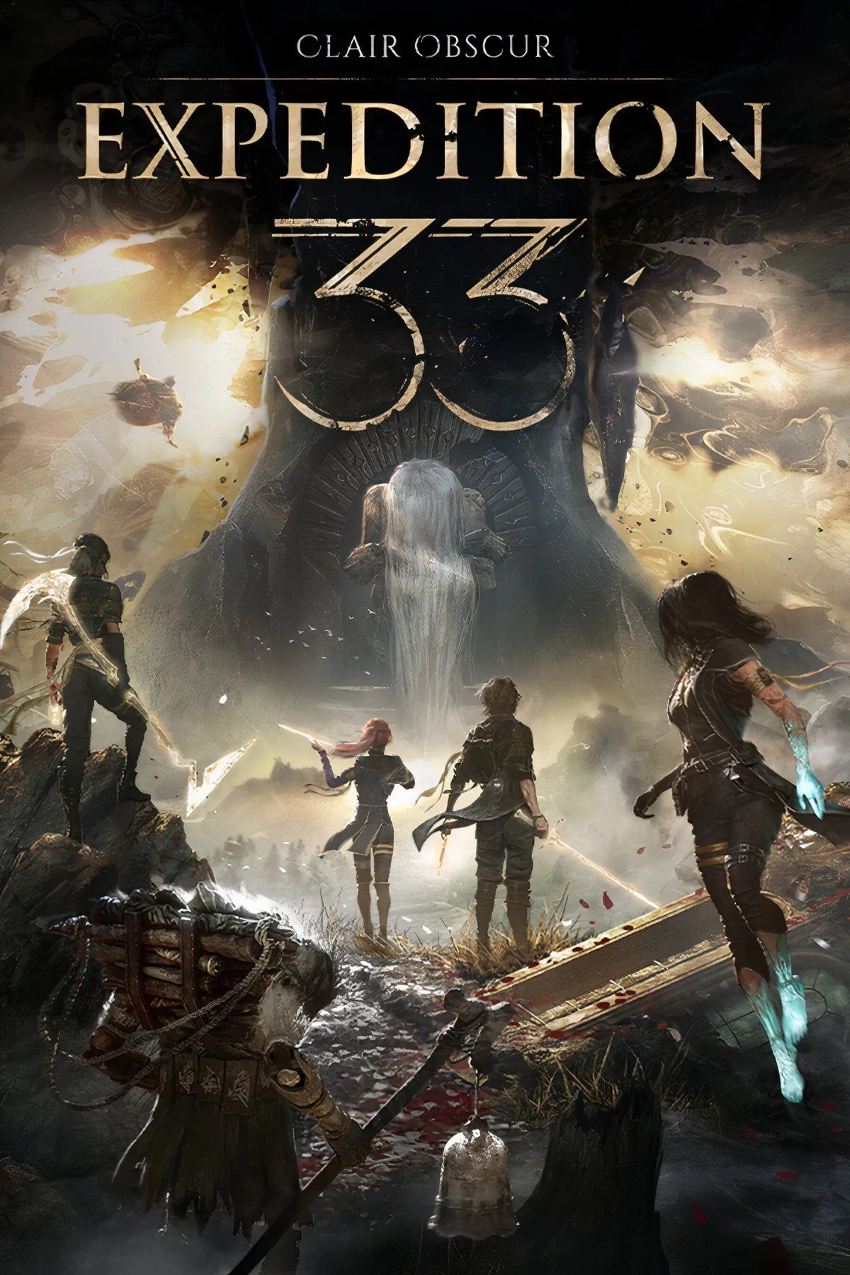 Ảnh bìa chính thức của game RPG turn-based Clair Obscur: Expedition 33, ứng cử viên GOTY 2025