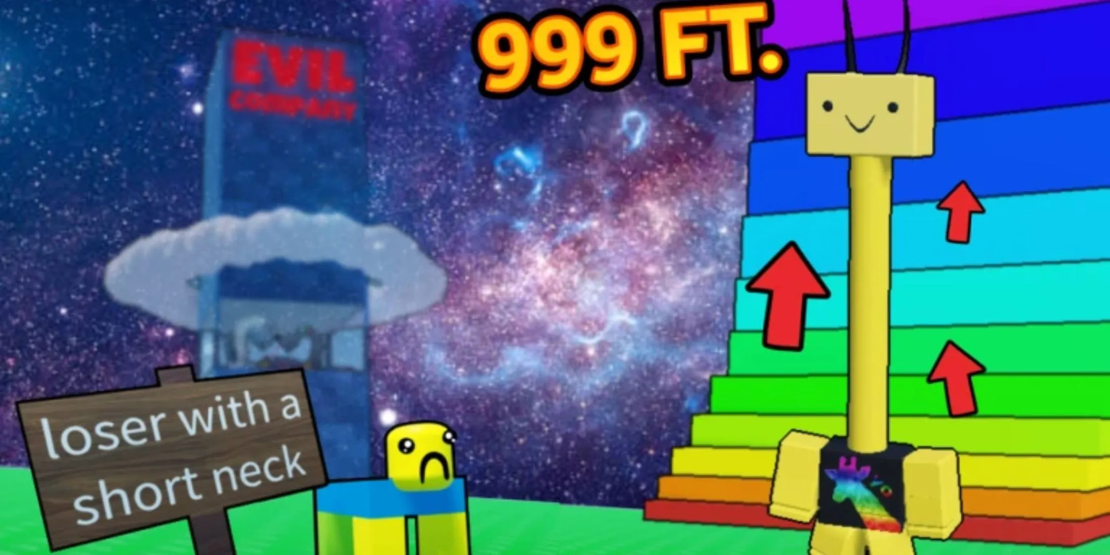 Cộng đồng game thủ Every Second Your Neck Grows khoe cổ dài miên man