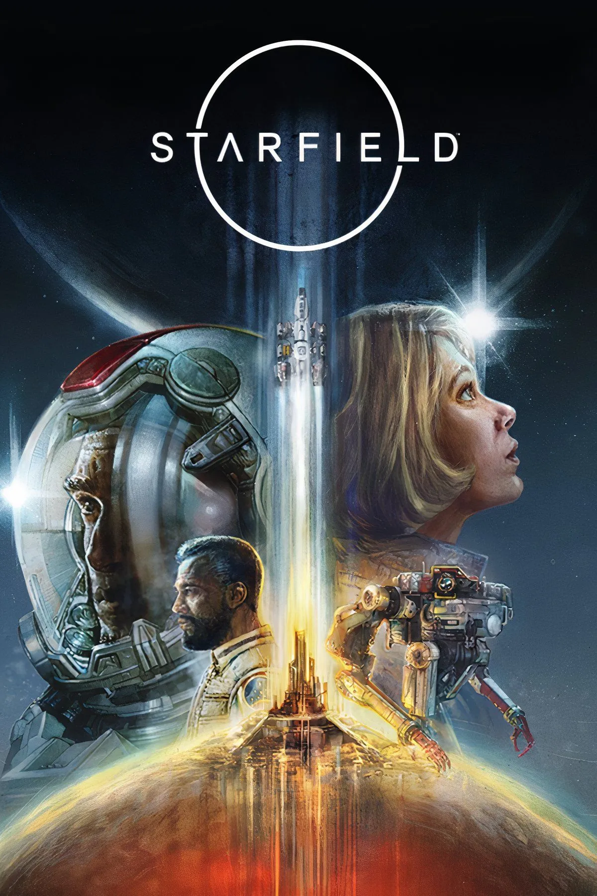 Minh họa chung về thế giới Starfield và tương lai của game RPG vũ trụ này